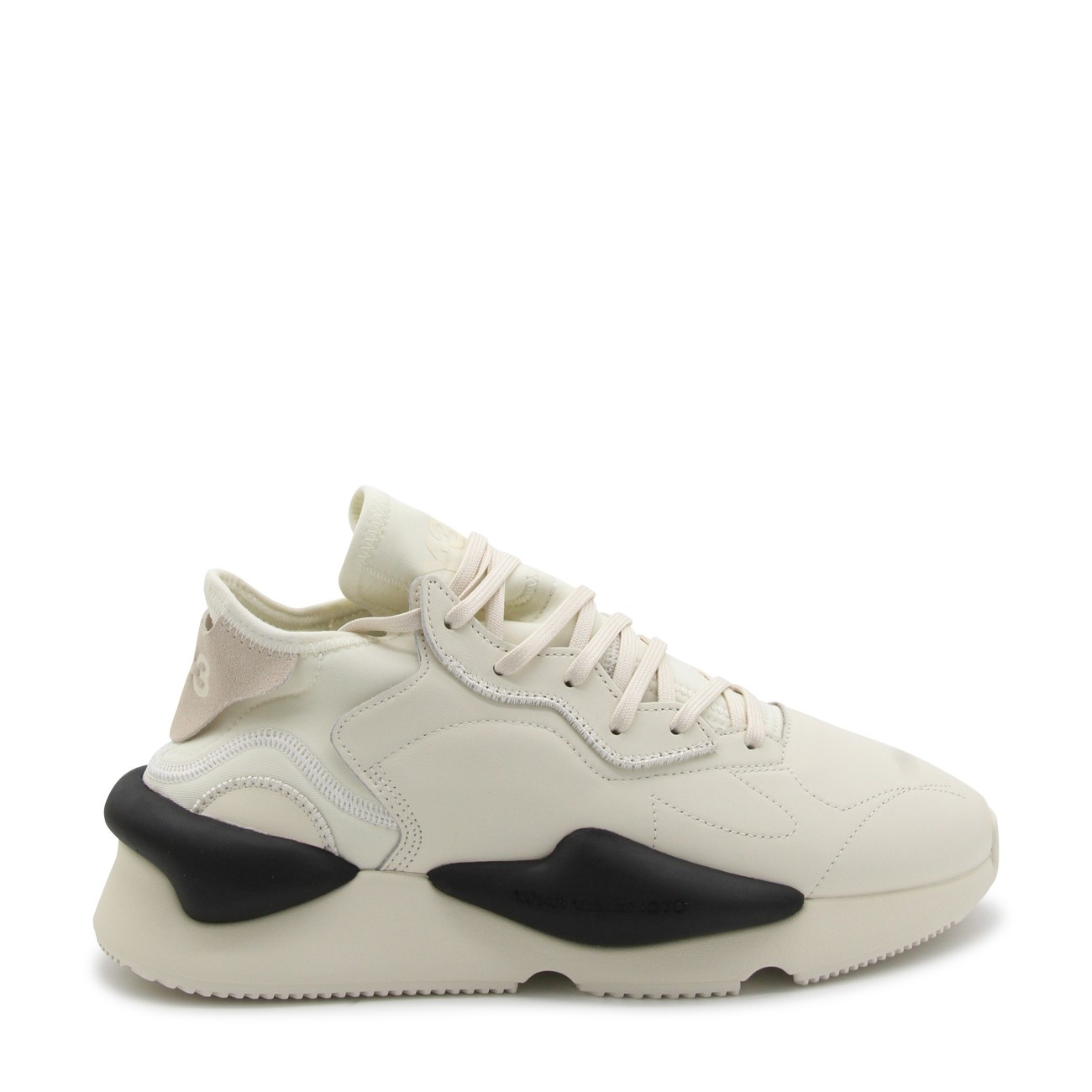white leather kaiwa sneakers - 1