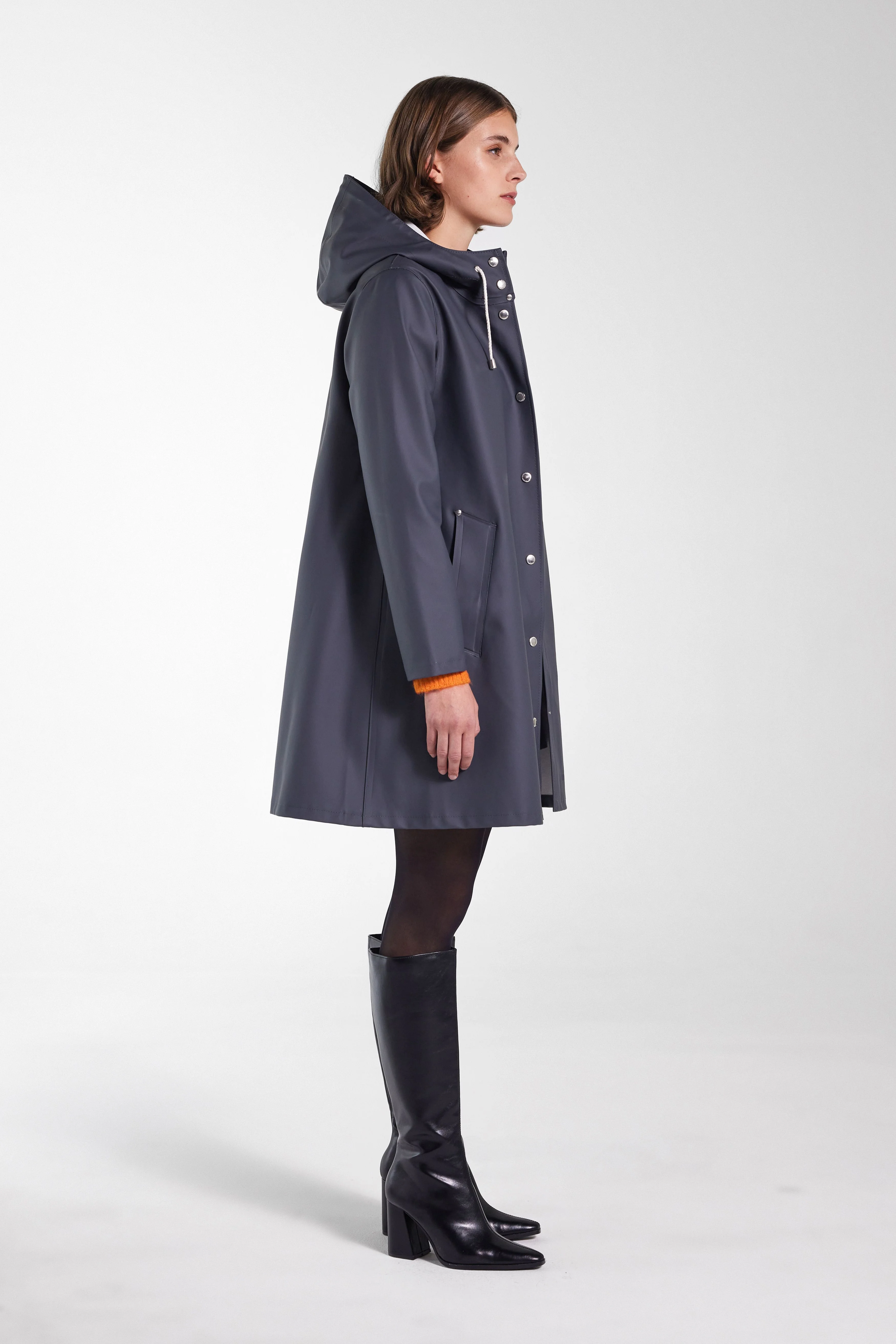 Mosebacke Raincoat Charcoal - 1