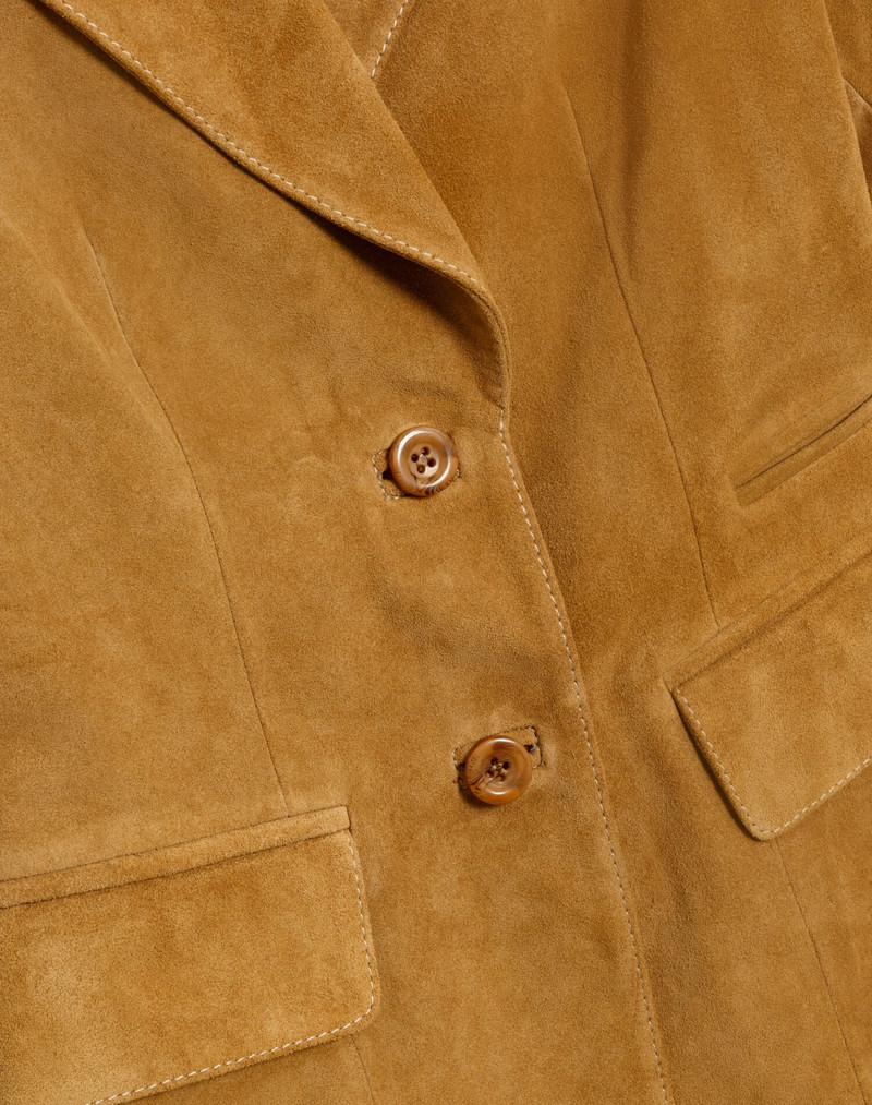 Classic Suede Blazer - Tobacco 5