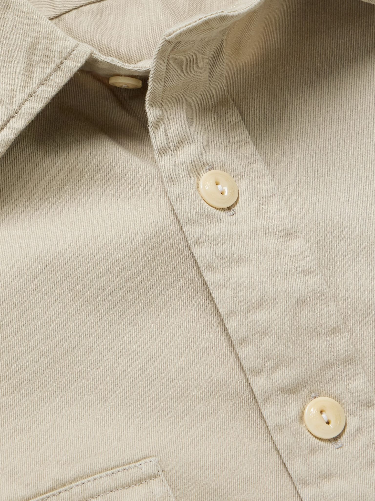 Cotton Shirt Stone - 5