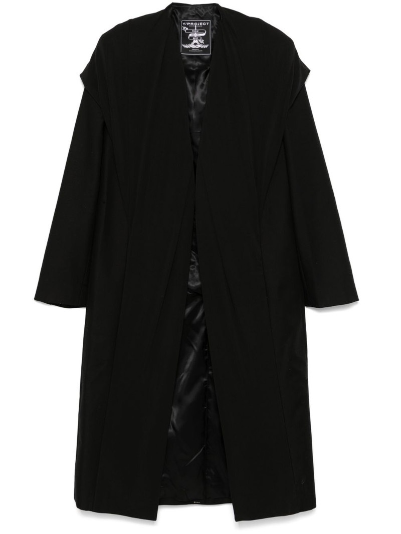 draped-detail coat 1
