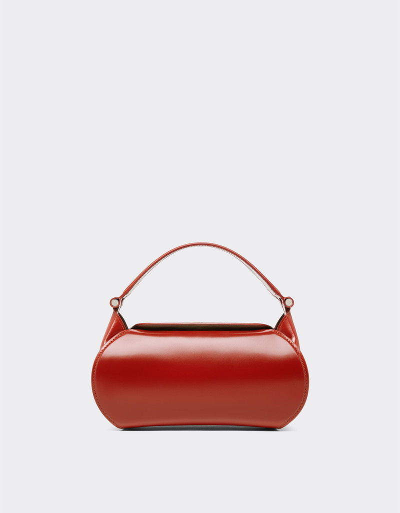 Ferrari Dino bag with shoulder strap in shiny leather 1