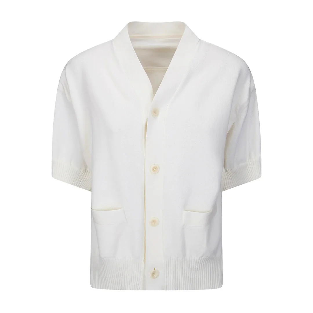 Off White Denim x Knit Cardigan - 1