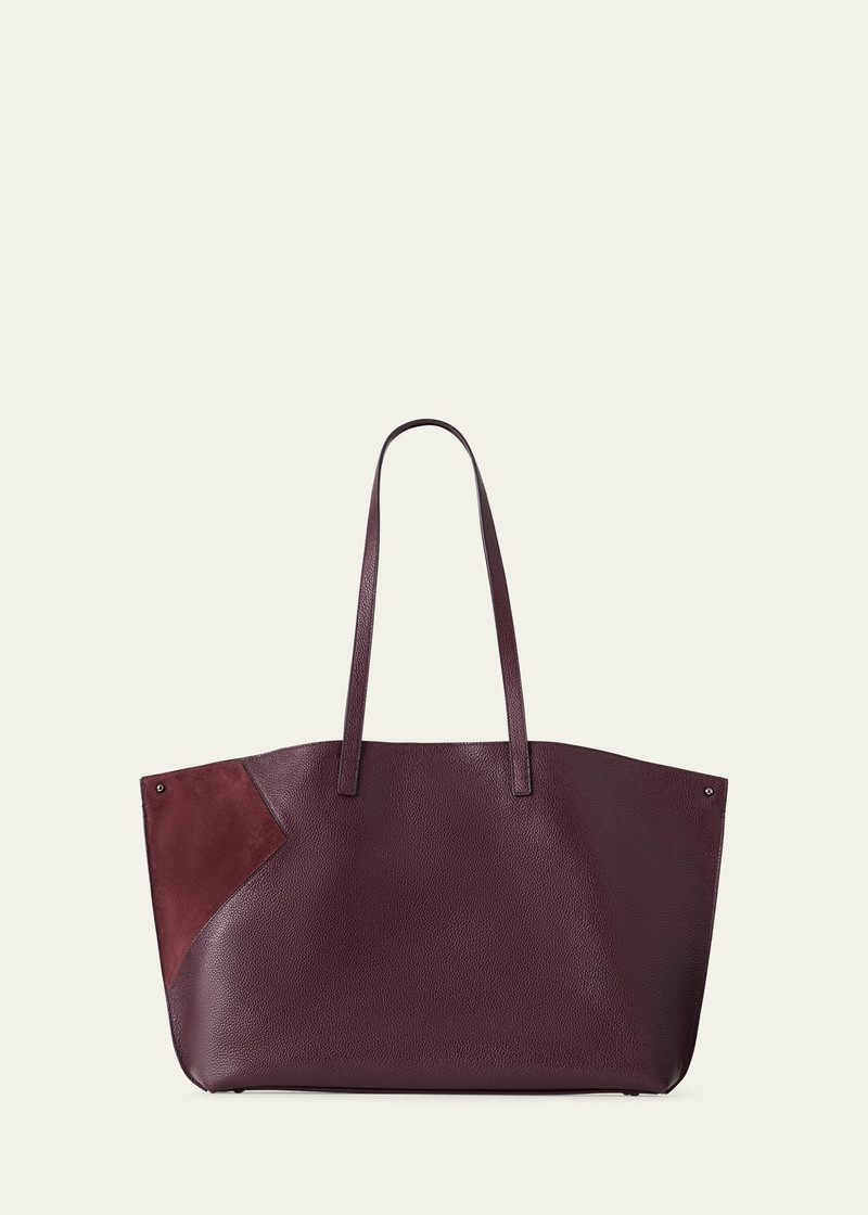 AKRIS Ai Medium Patchwork Leather Tote Bag outlook