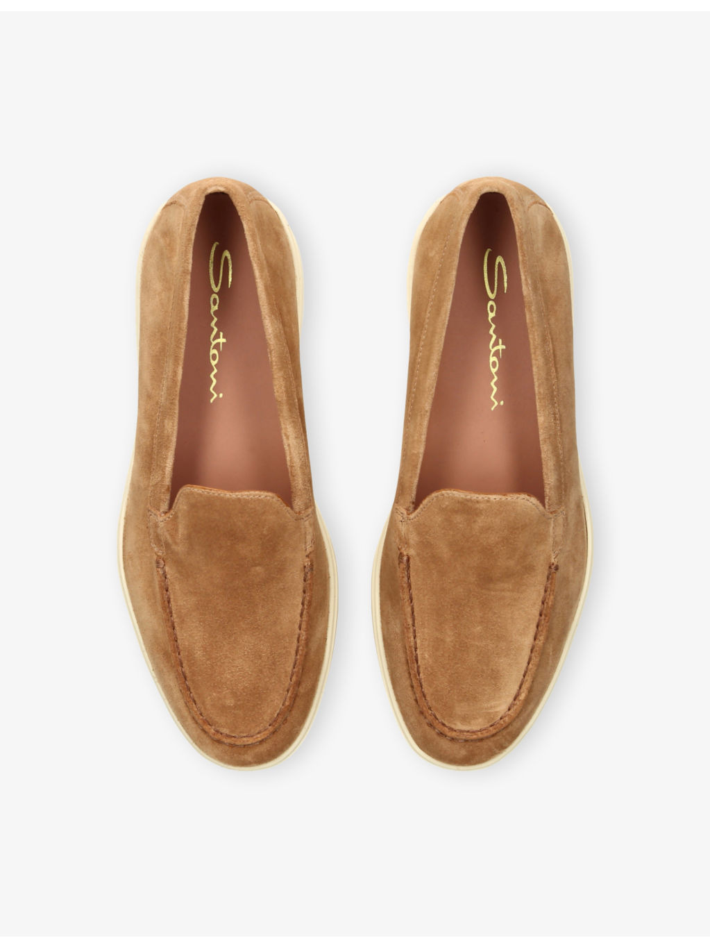 Almond-Toe Suede Loafers - 2