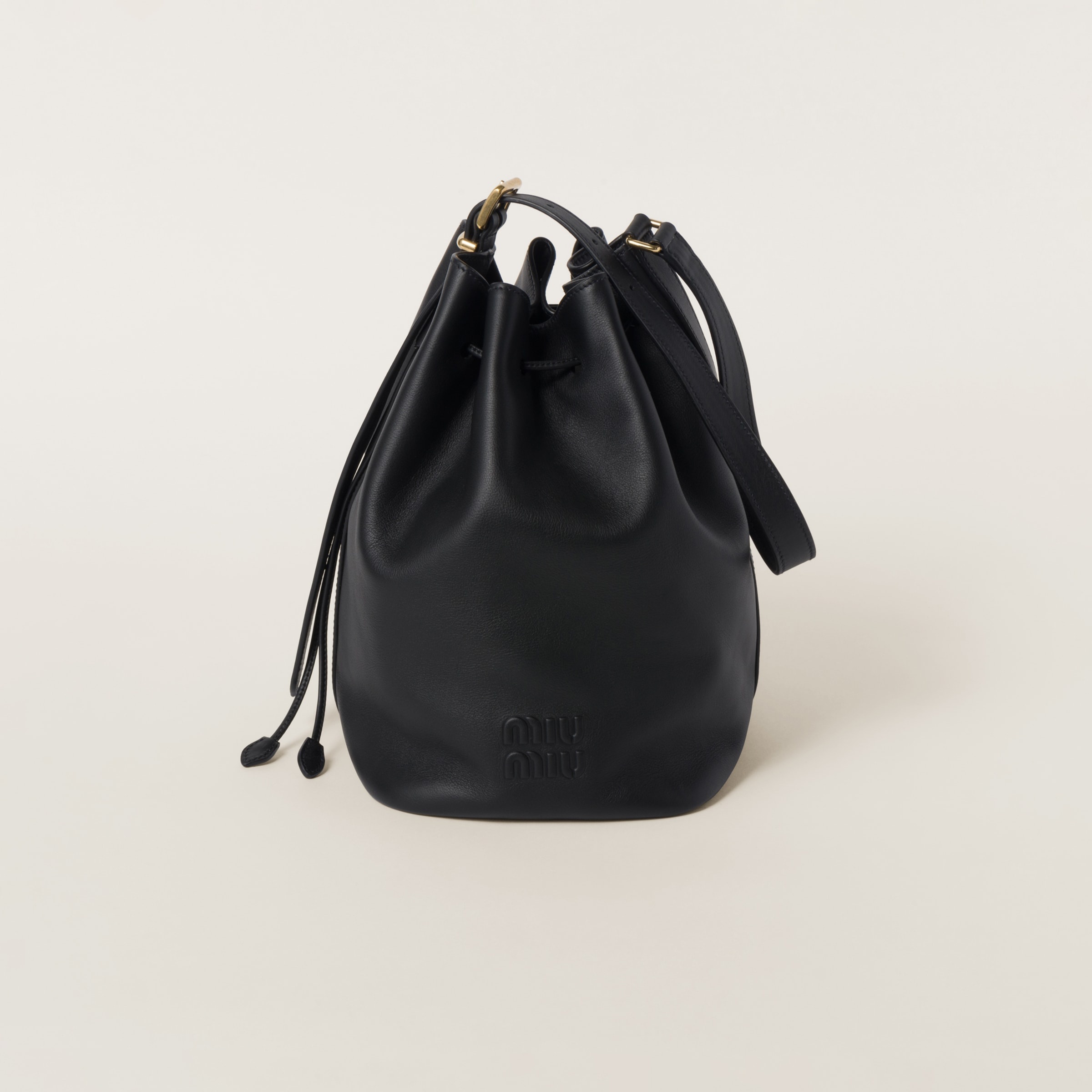 Leather bucket bag - 1