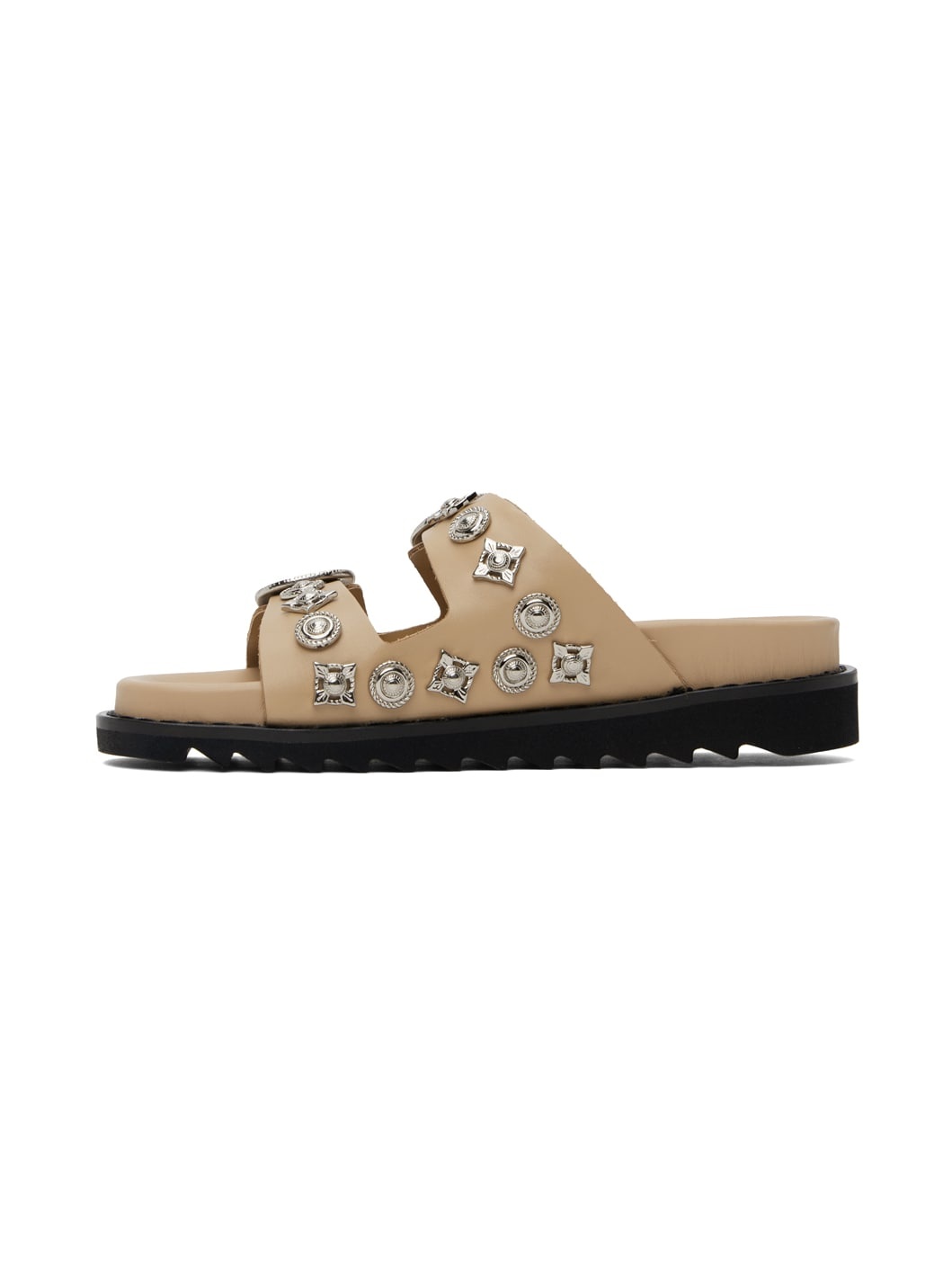 SSENSE Exclusive Beige Buckle Sandals - 3