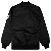 NEIGHBORHOOD BASEBALL JACKET - BLACK - 252TSNH-JKM04-BLK | REVERSIBLE