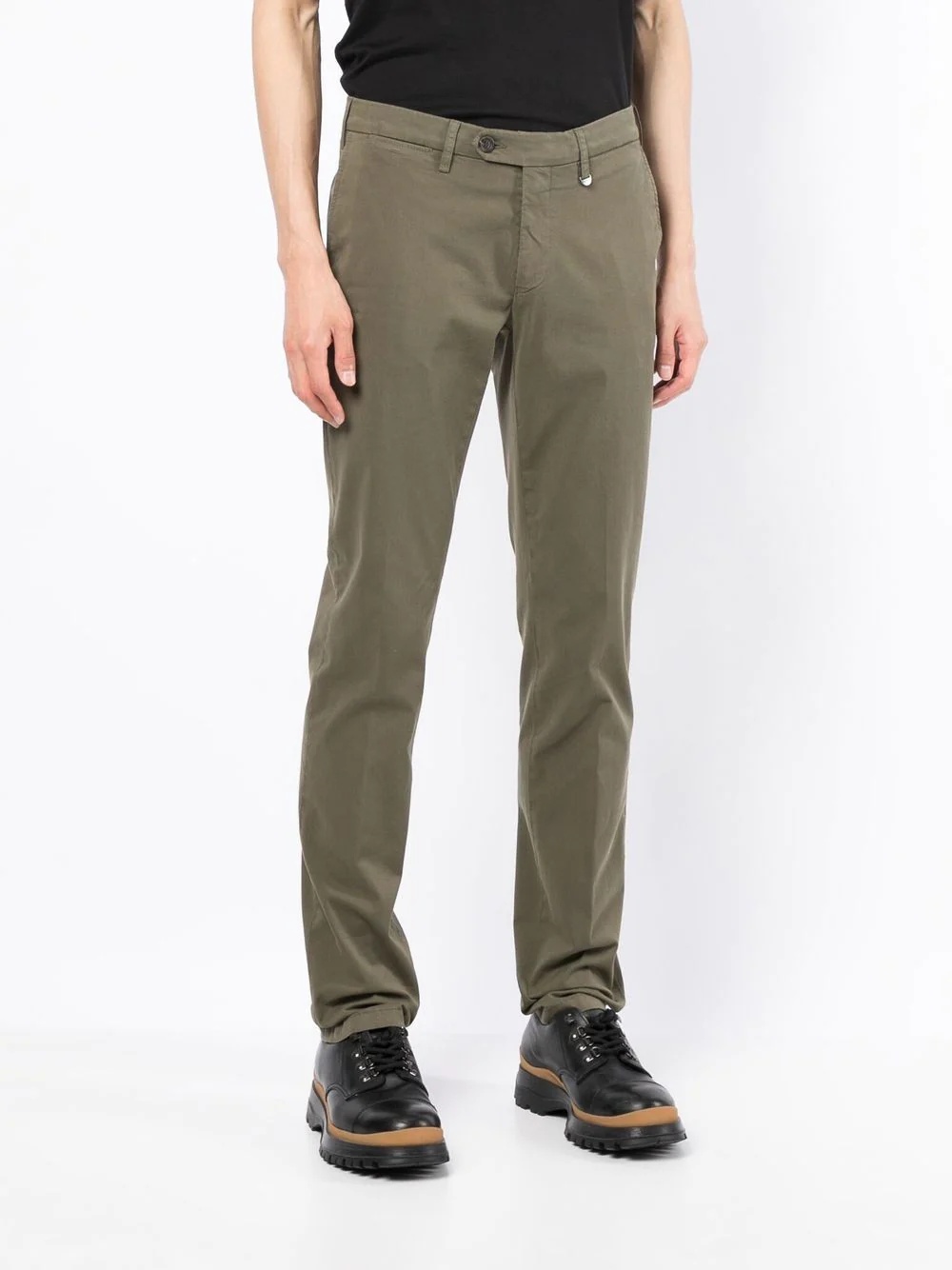 straight-leg chino trousers - 3