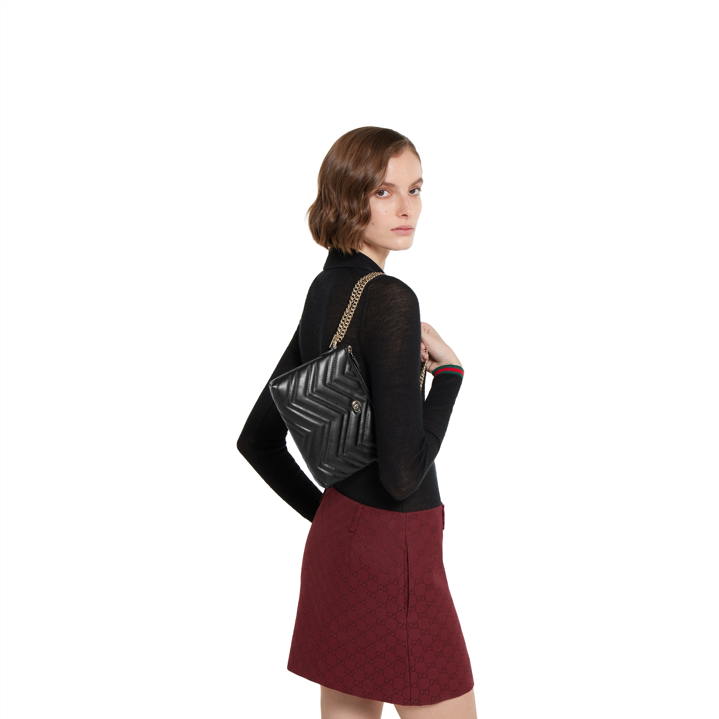 GG Marmont pochette with chain - 3