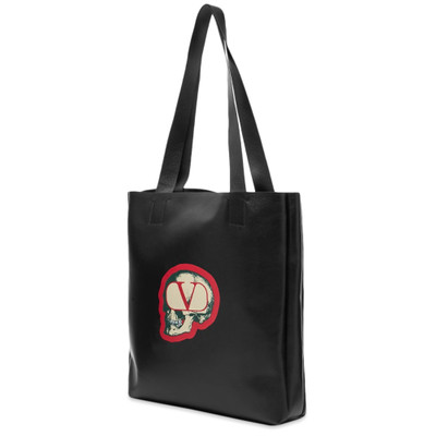 Valentino Valentino x Undercover Skull Leather Shopper Tote outlook