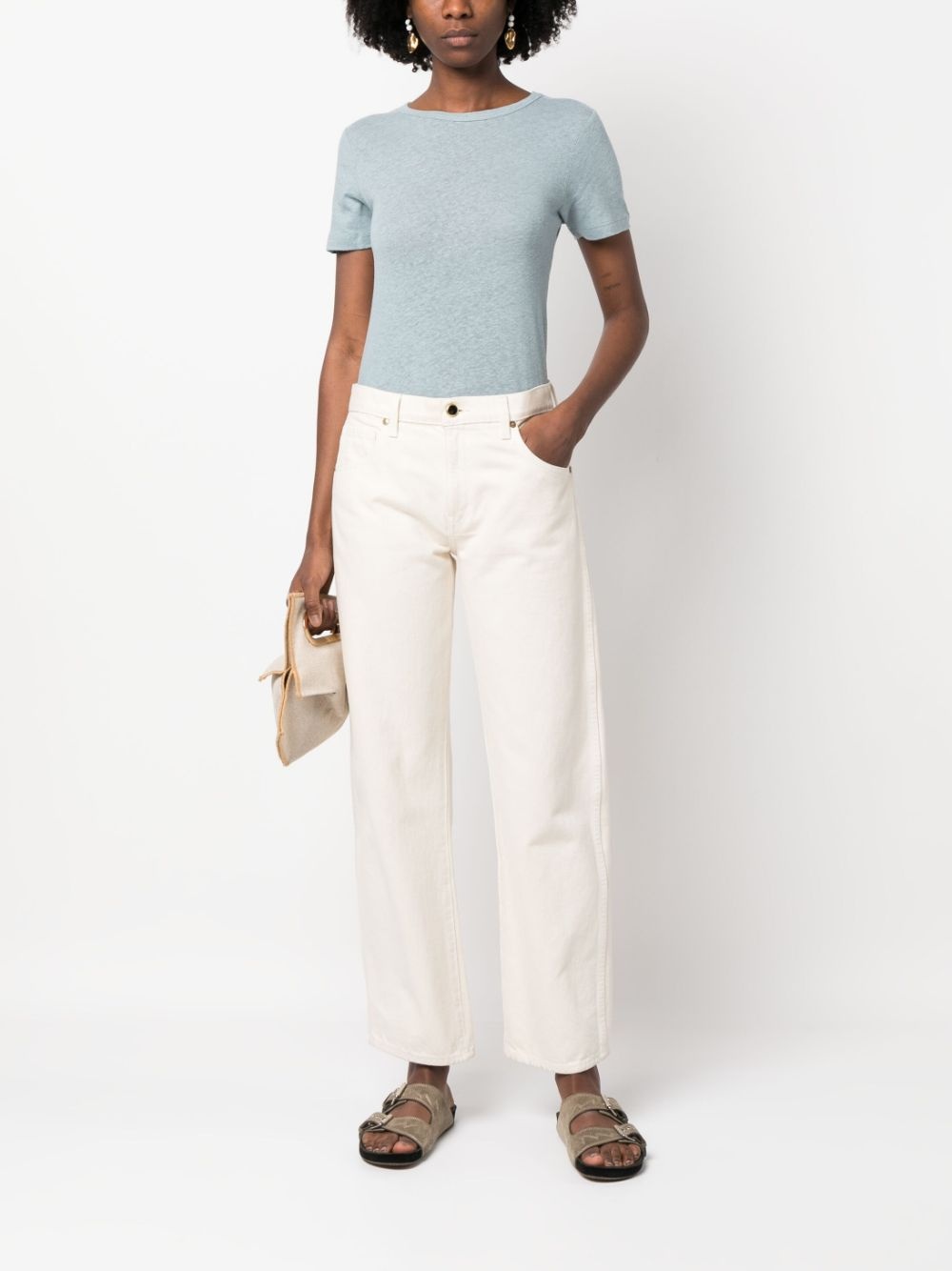 round neck T-shirt - 2