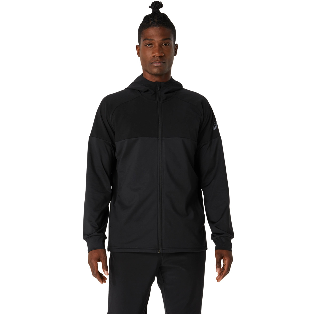 KNIT JERSEY FULL ZIP HOODIE - 1
