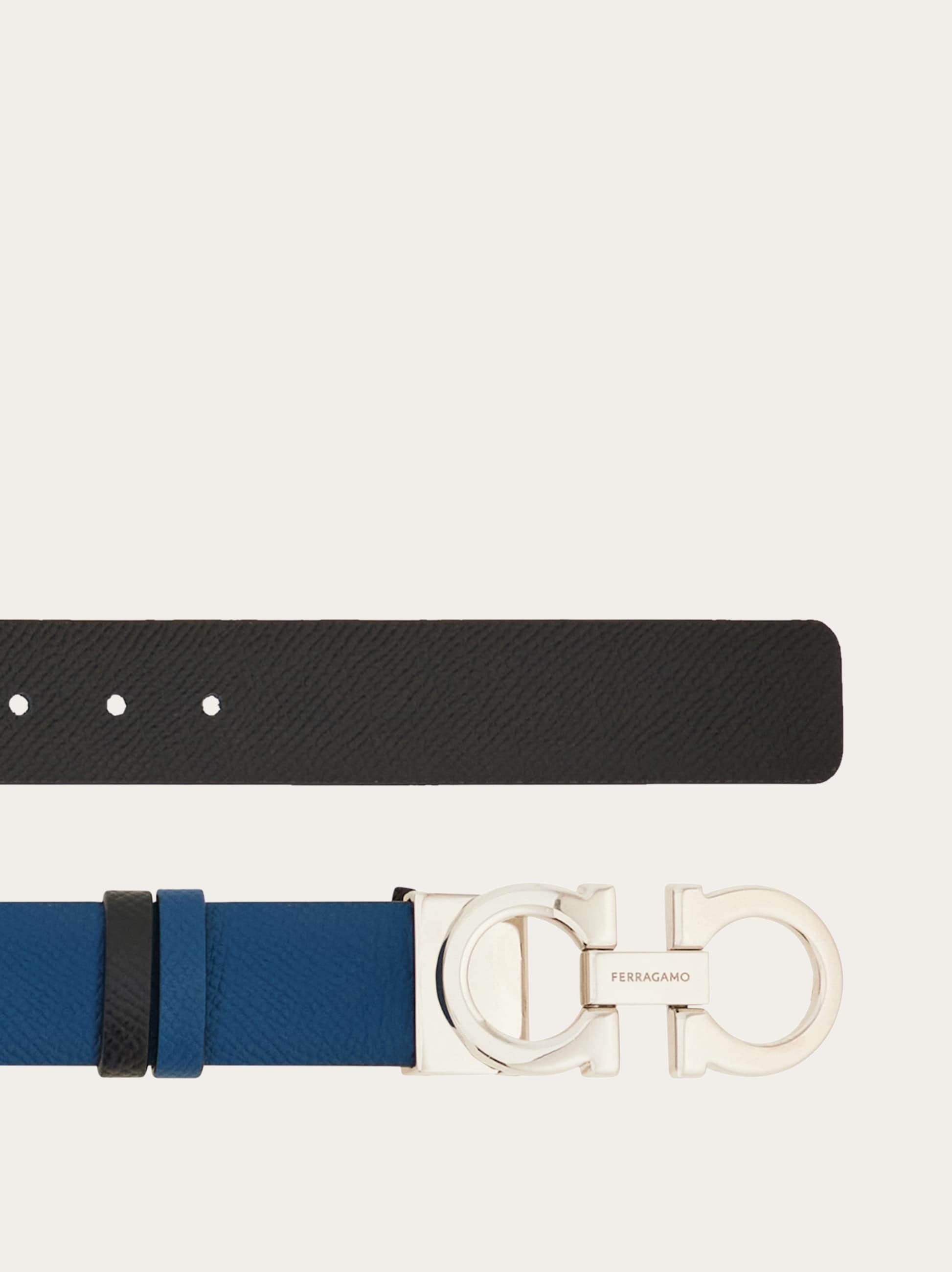 Adjustable and reversible Gancini belt - 2