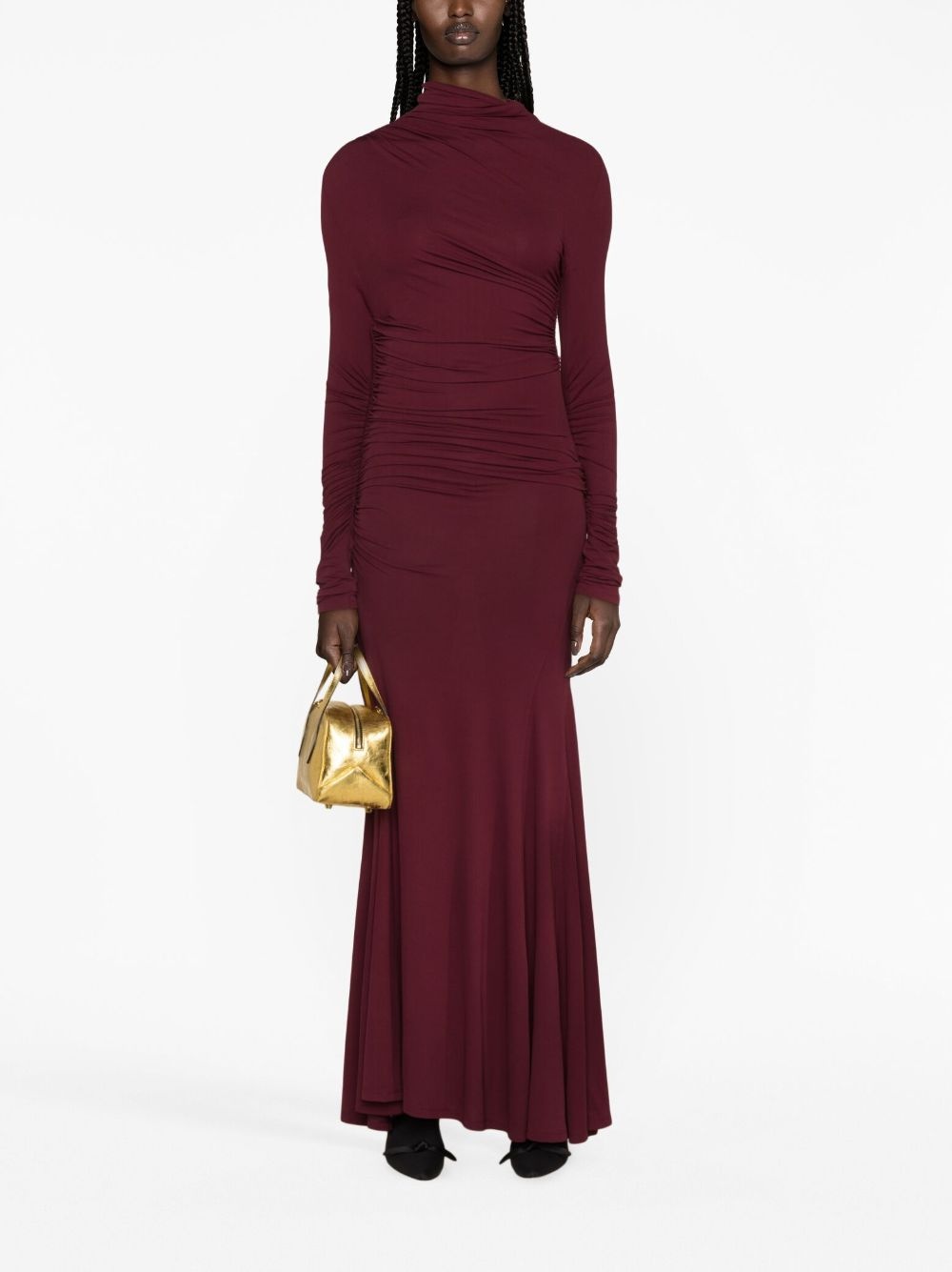 Africa gathered maxi dress - 2