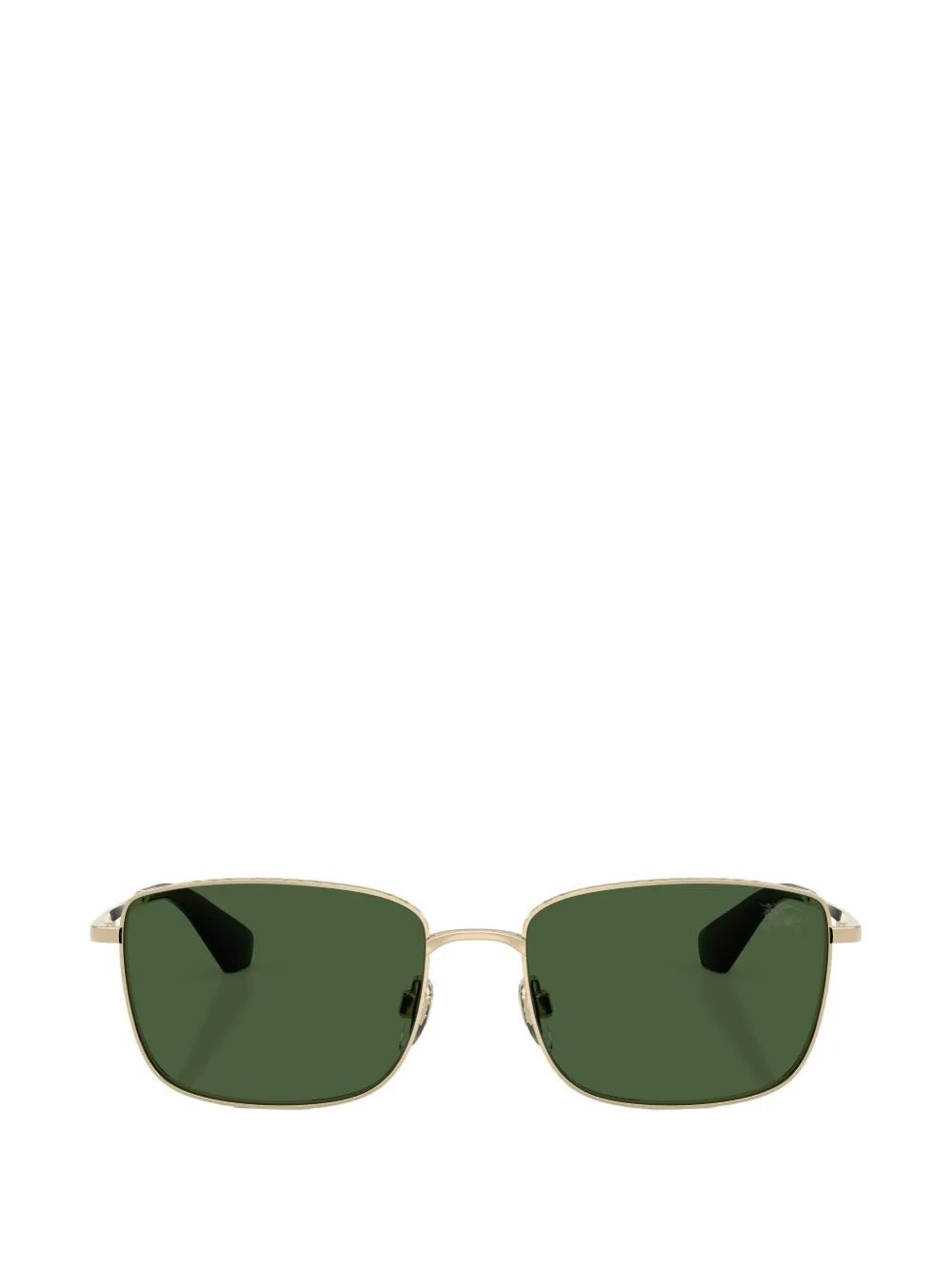 rectangle-frame metal sunglasses - 1