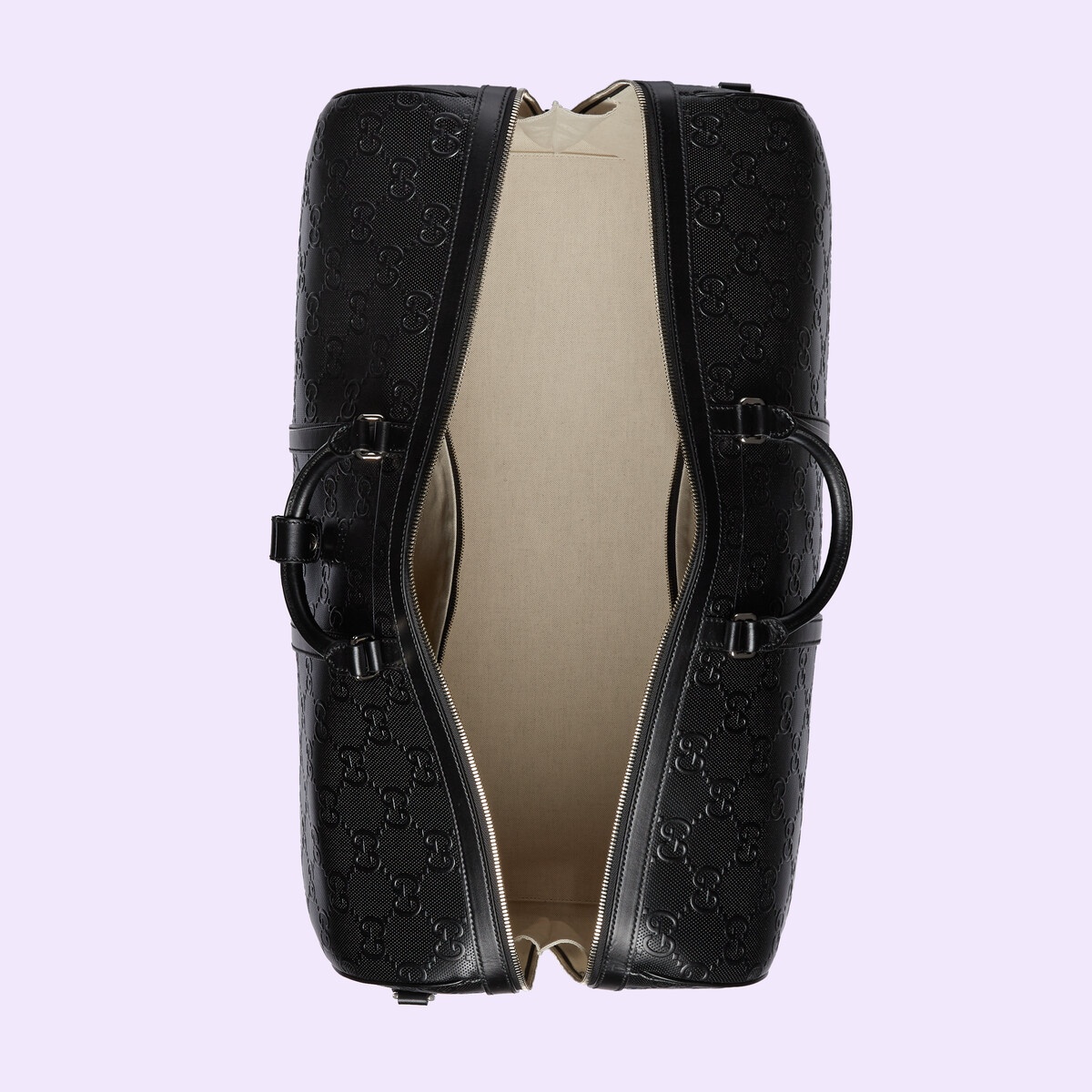 GG embossed maxi duffle bag - 7
