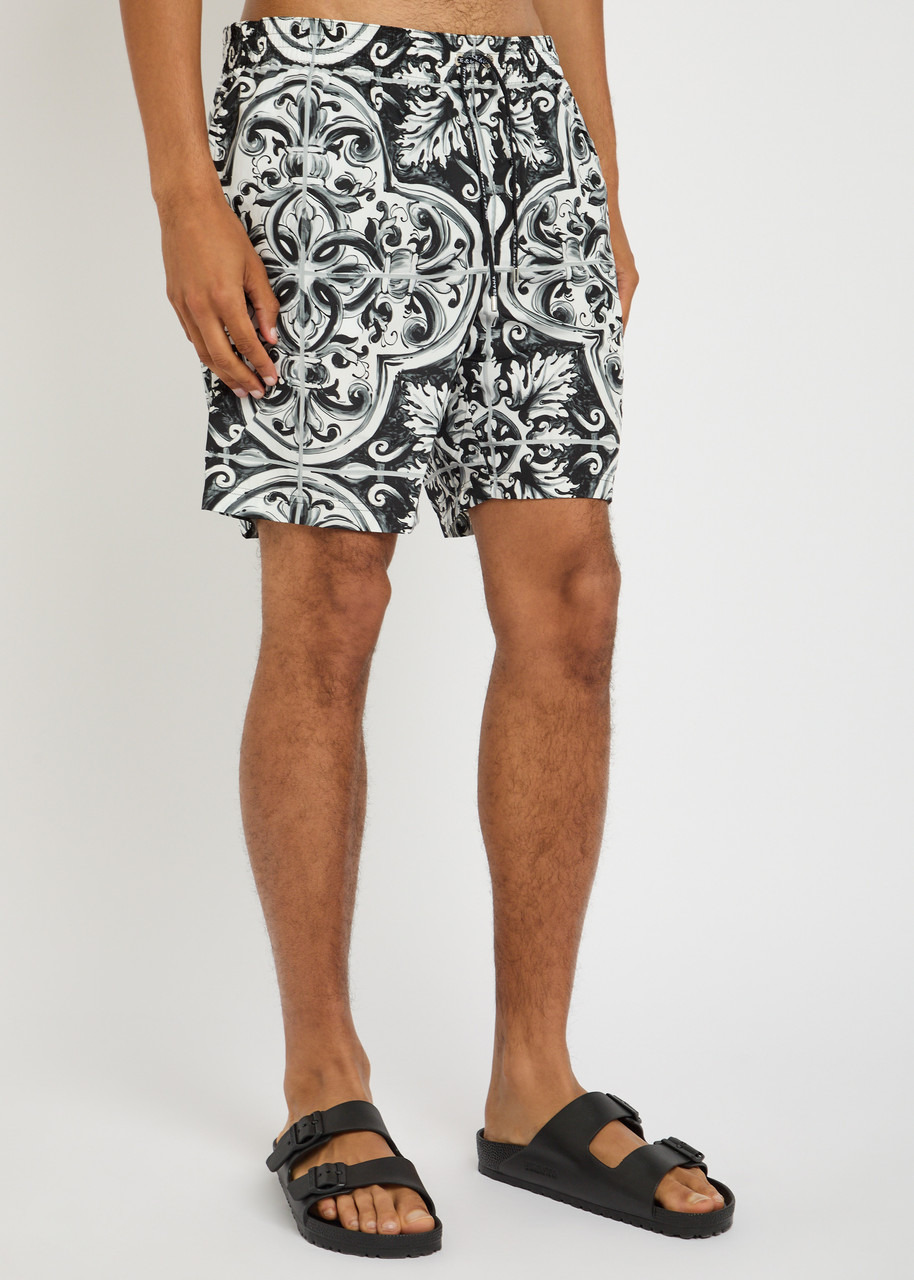Dolce & Gabbana Printed Shell Swim Shorts - 2