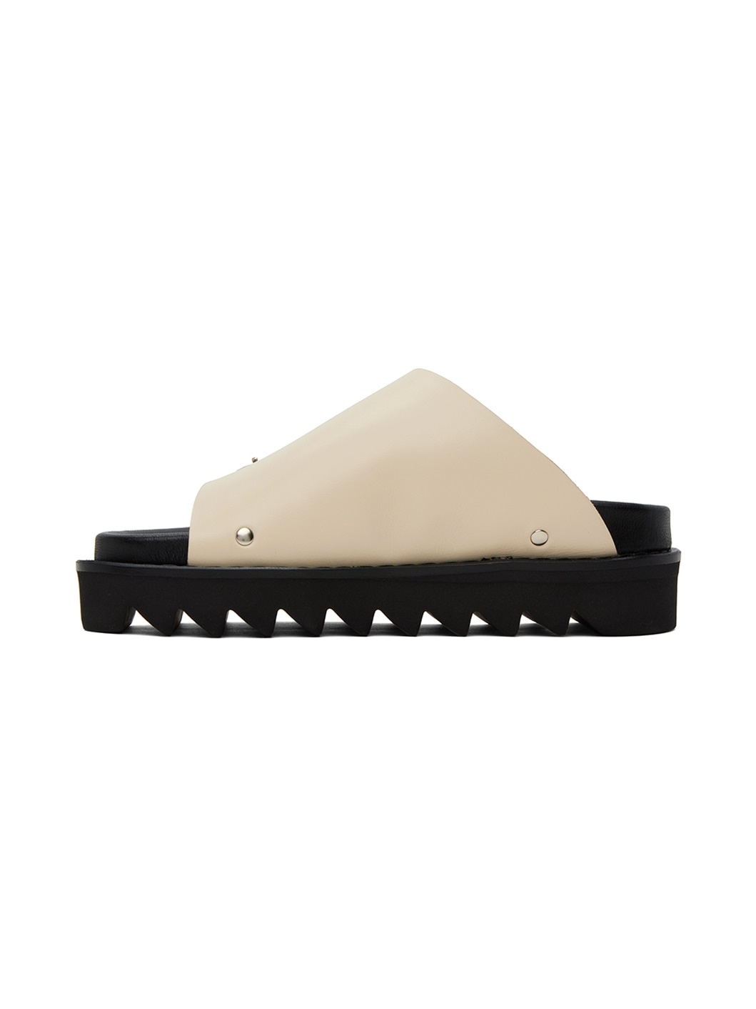 SSENSE Exclusive Beige Buckle Sandals - 3