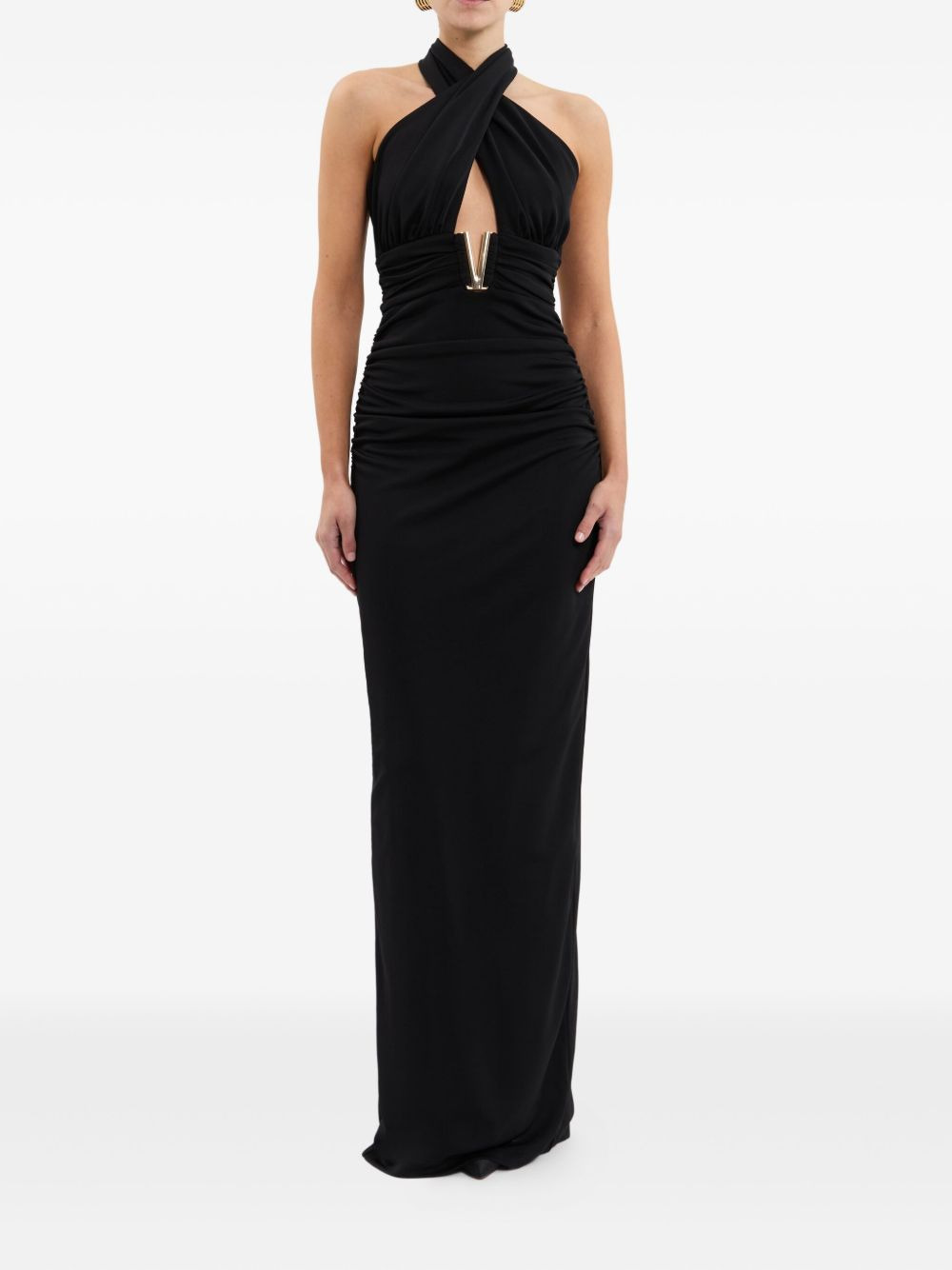 Mischa halterneck maxi dress - 2