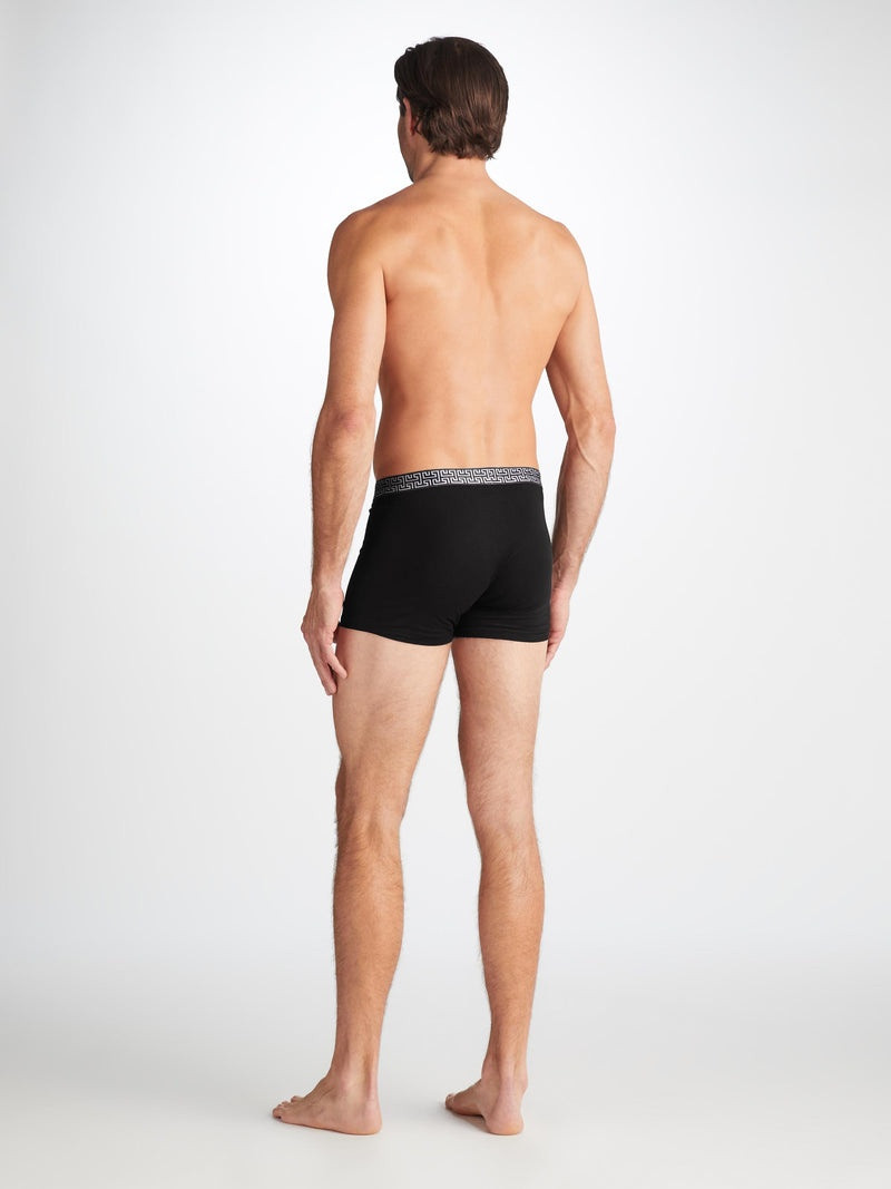 Men's Boxer Briefs Band 63 Pima Cotton Stretch Black 4