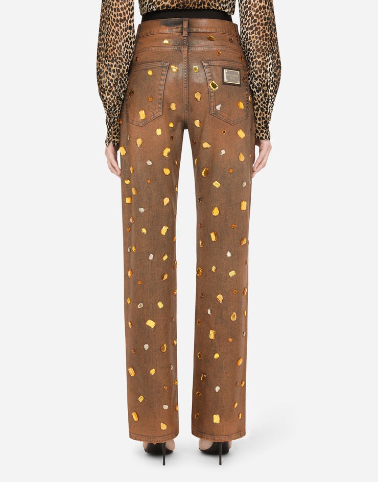 Jeans with rhinestone details - 3