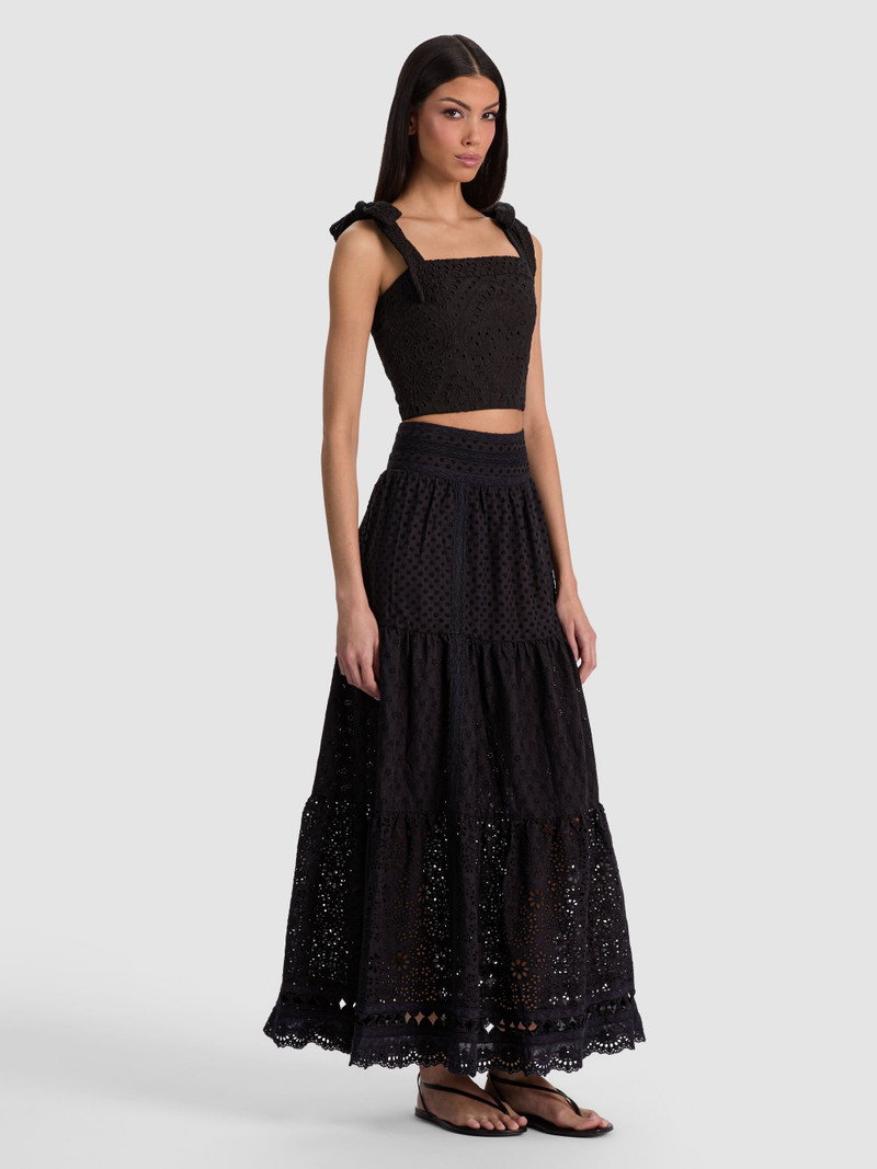 LEONA EMBROIDERED MIDI SKIRT 6