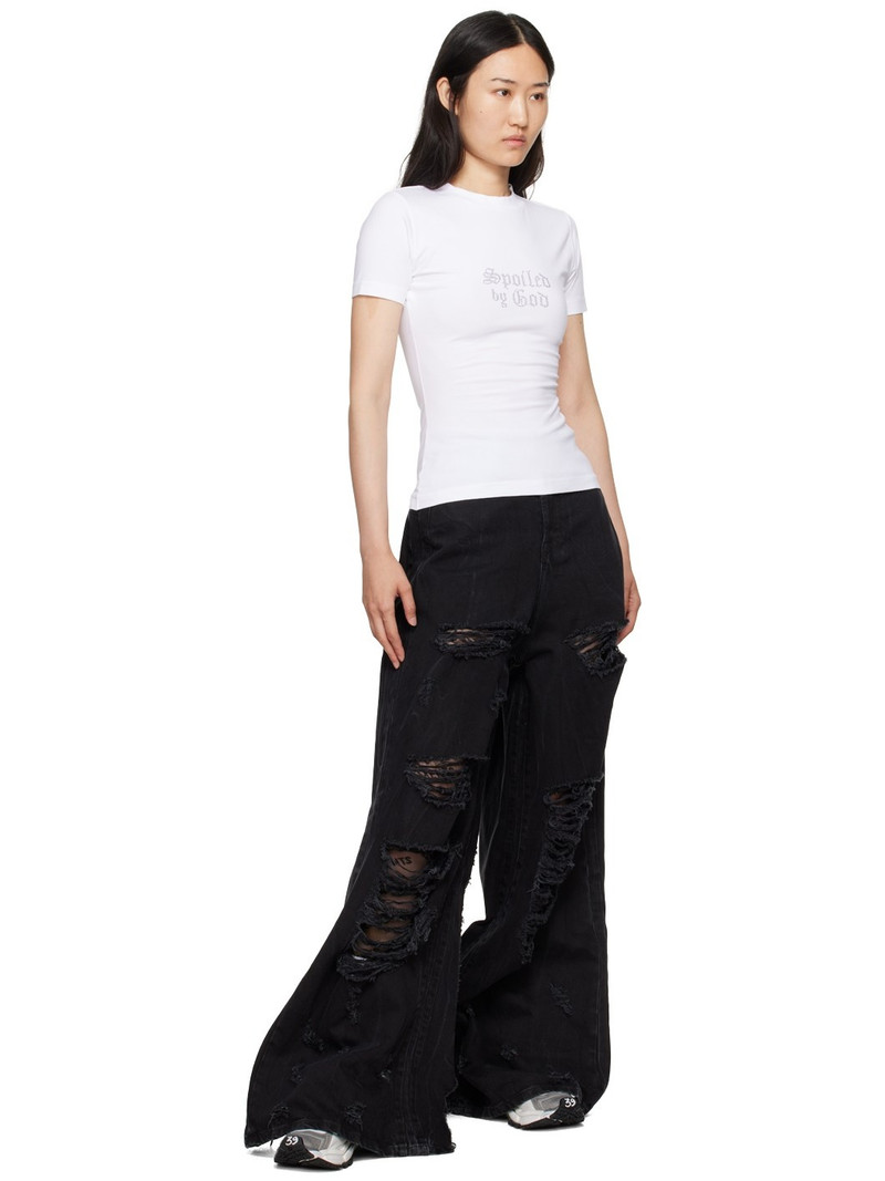 VETEMENTS White 'Spoiled By God' T-Shirt outlook