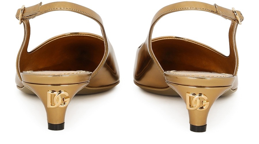 Calfskin slingbacks - 3