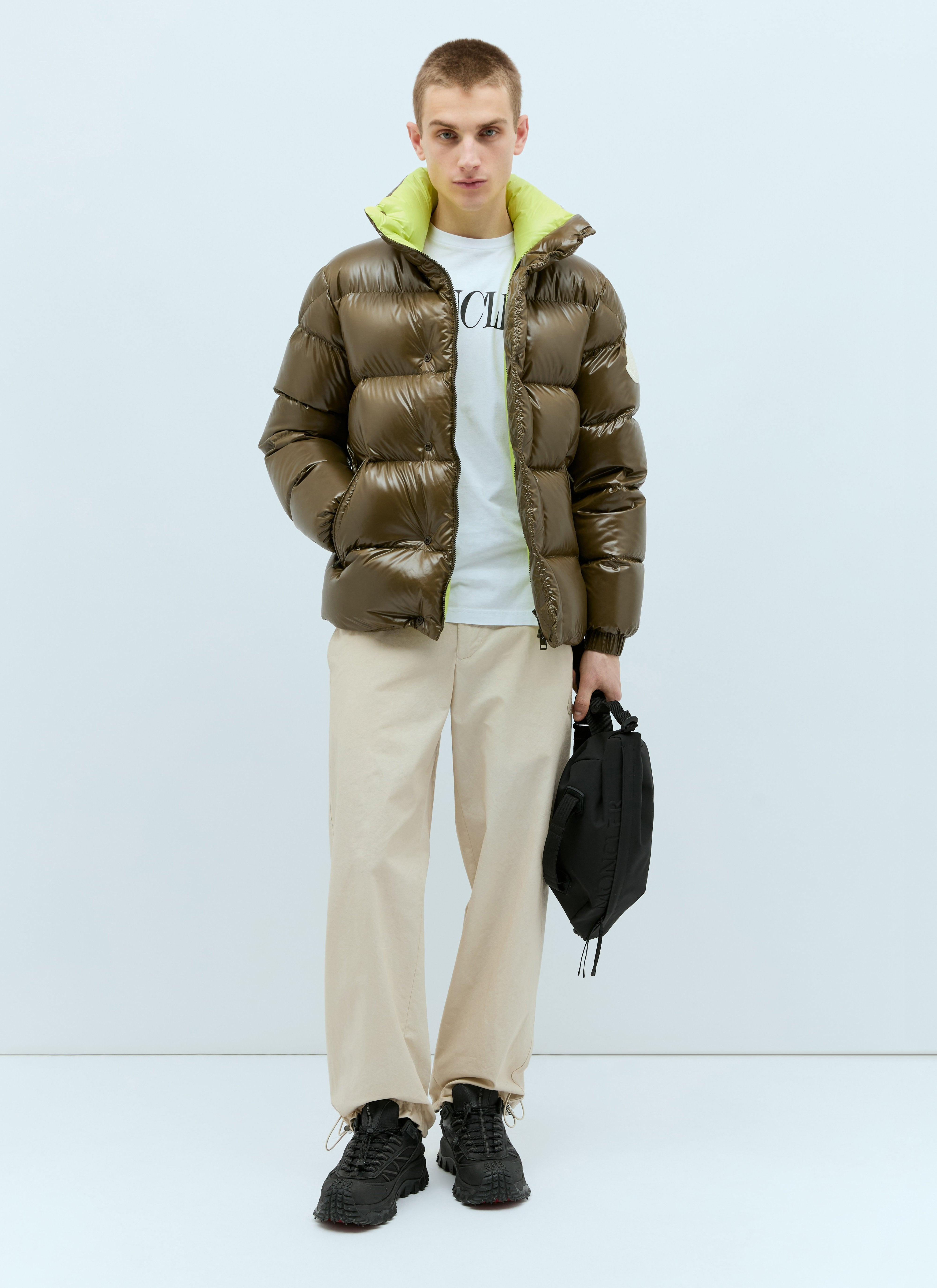 Moncler Men Drawstring Poplin Pants - 3