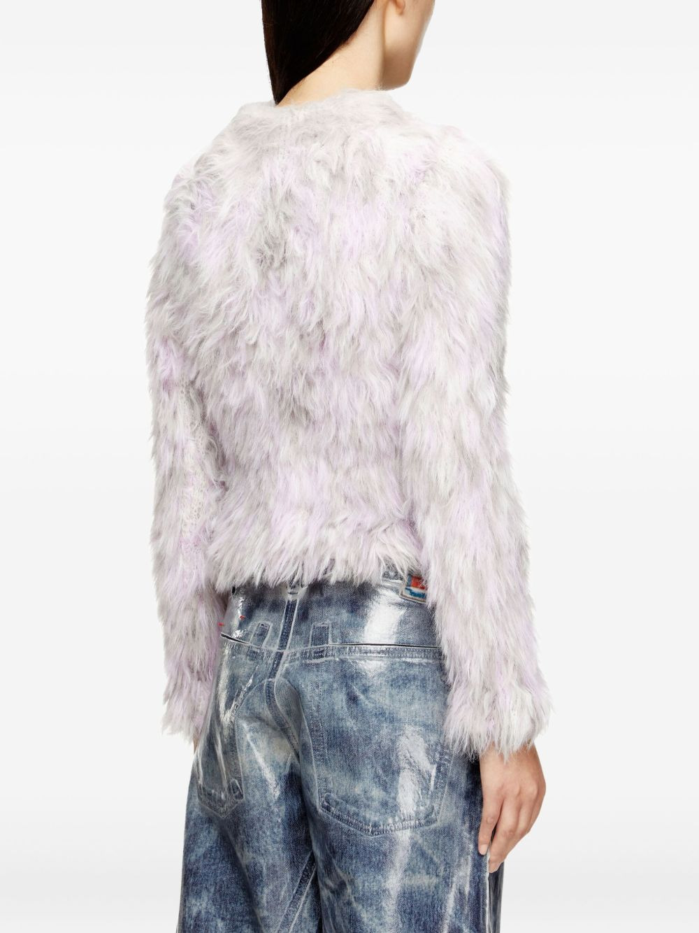 long-sleeve textured sweater - 4