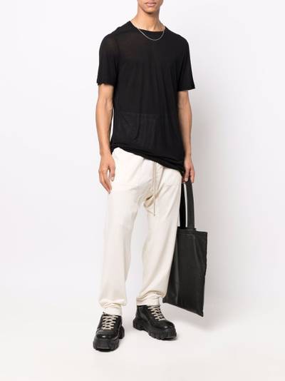 Rick Owens DRKSHDW drawstring straight-leg trousers outlook