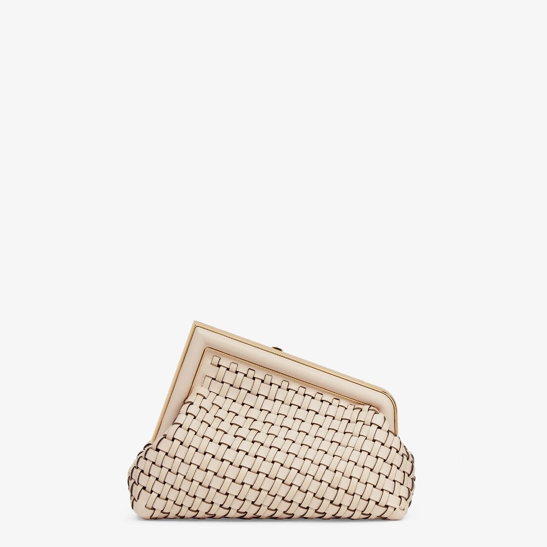 Beige braided leather bag - 3
