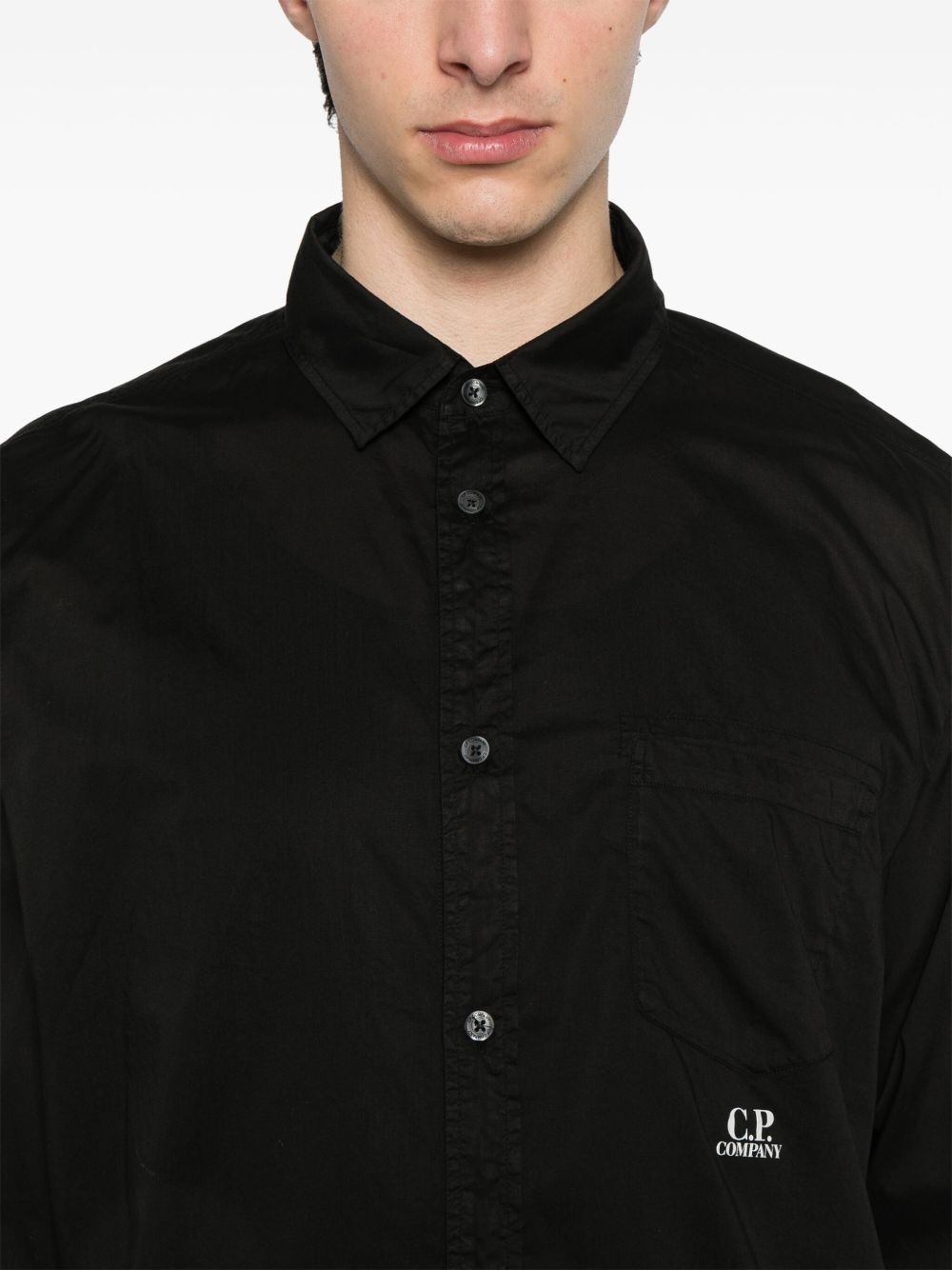 logo-print shirt - 5
