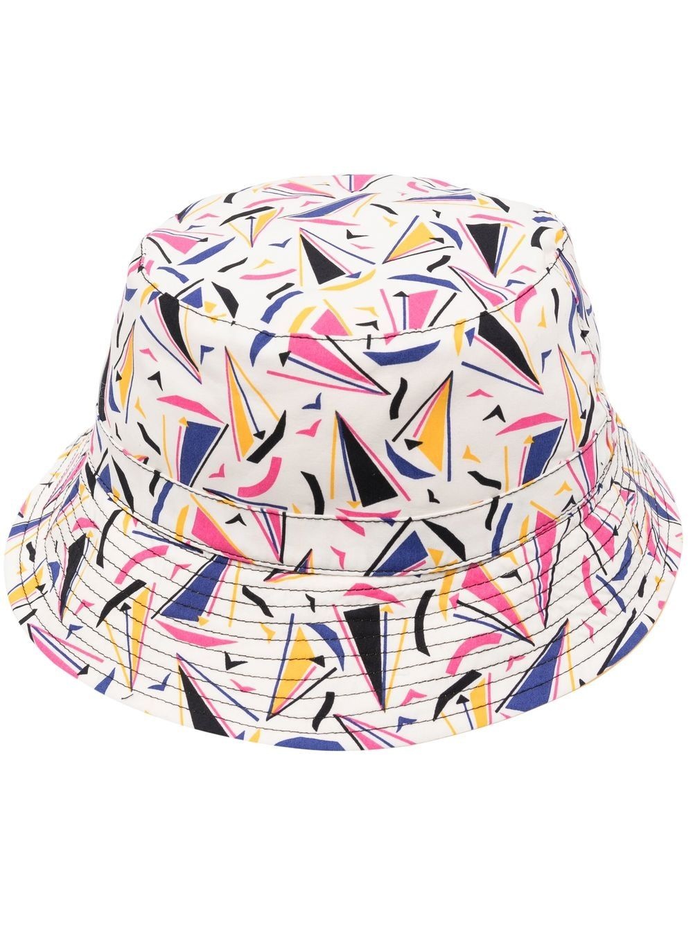 graphic-print reversible bucket hat - 1