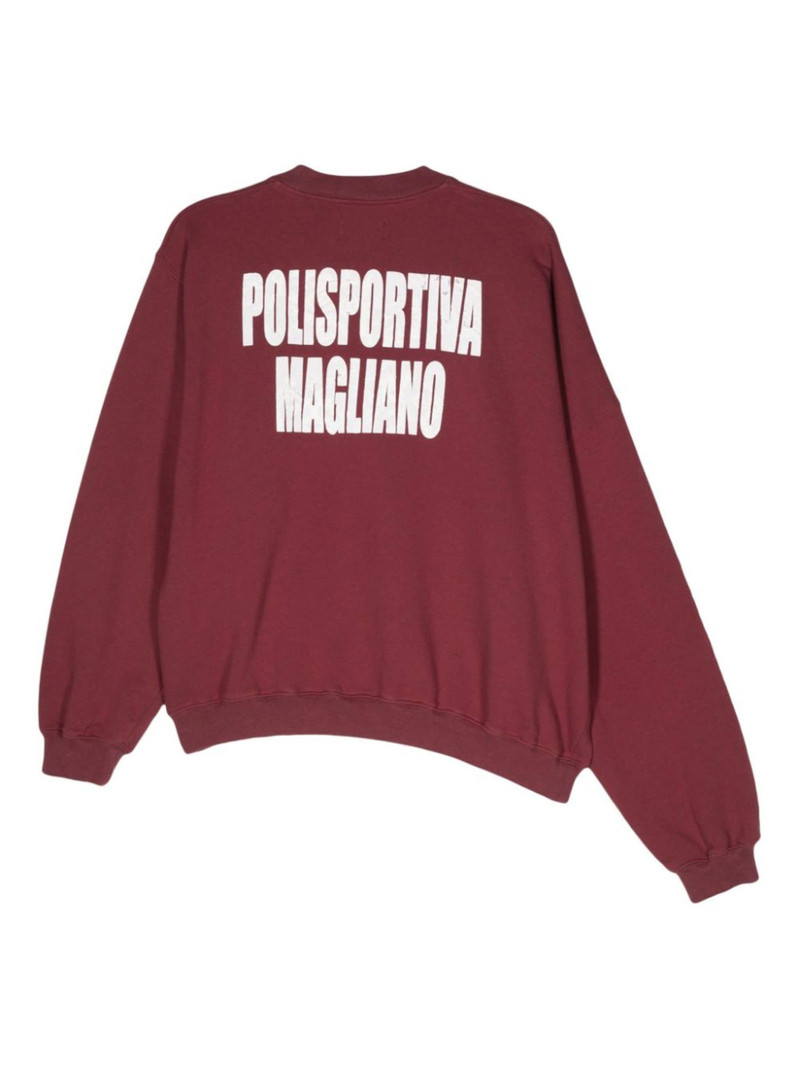 MAGLIANO Polisportiva Twisted 스웨트 셔츠 빨강 outlook