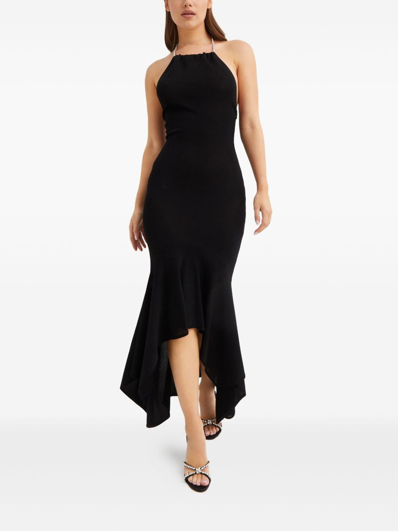 crystal-embellished halterneck dress 3
