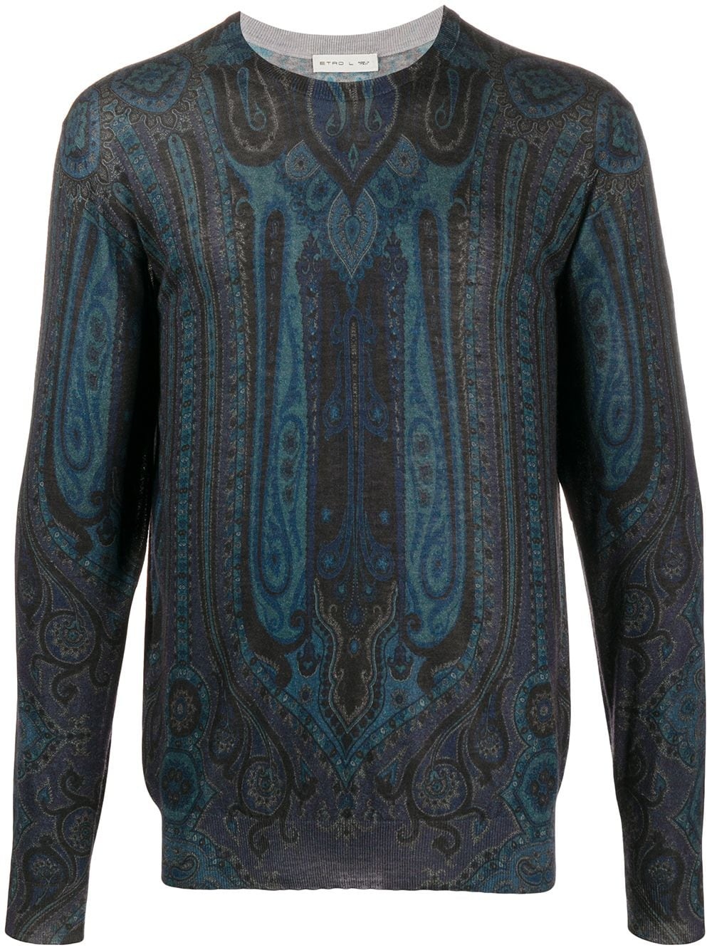 paisley-print sweatshirt - 1