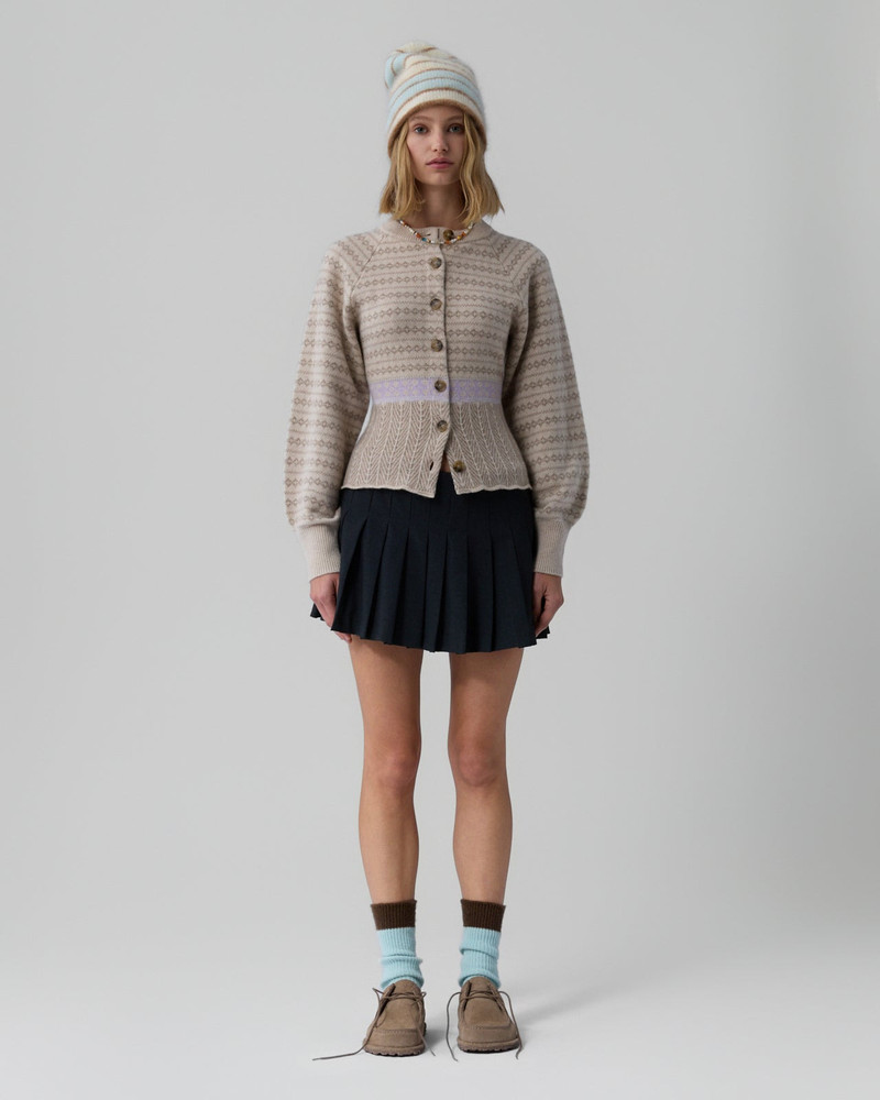 GUEST IN RESIDENCE Fair Isle Sculpted  Cardigan outlook