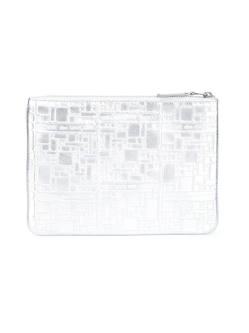 Comme Des Garçons embossed logo purse outlook