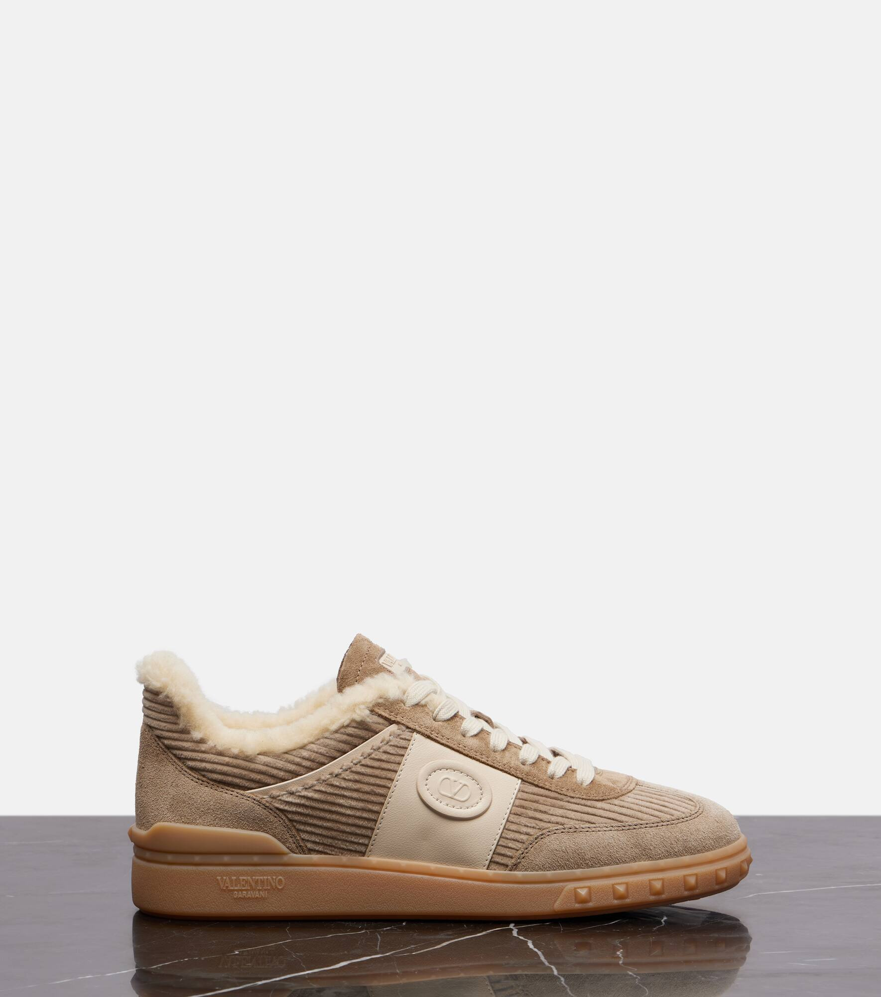 Upvillage suede and corduroy sneakers - 4