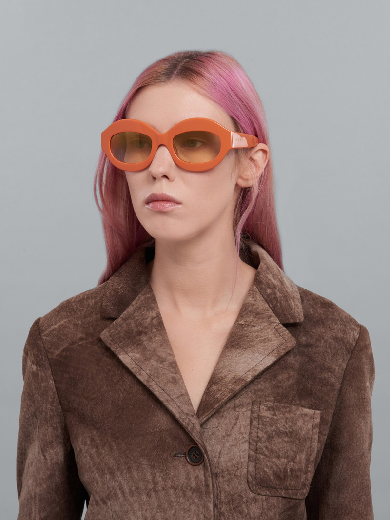 ORANGE IK KIL CENOTE ACETATE SUNGLASSES 2
