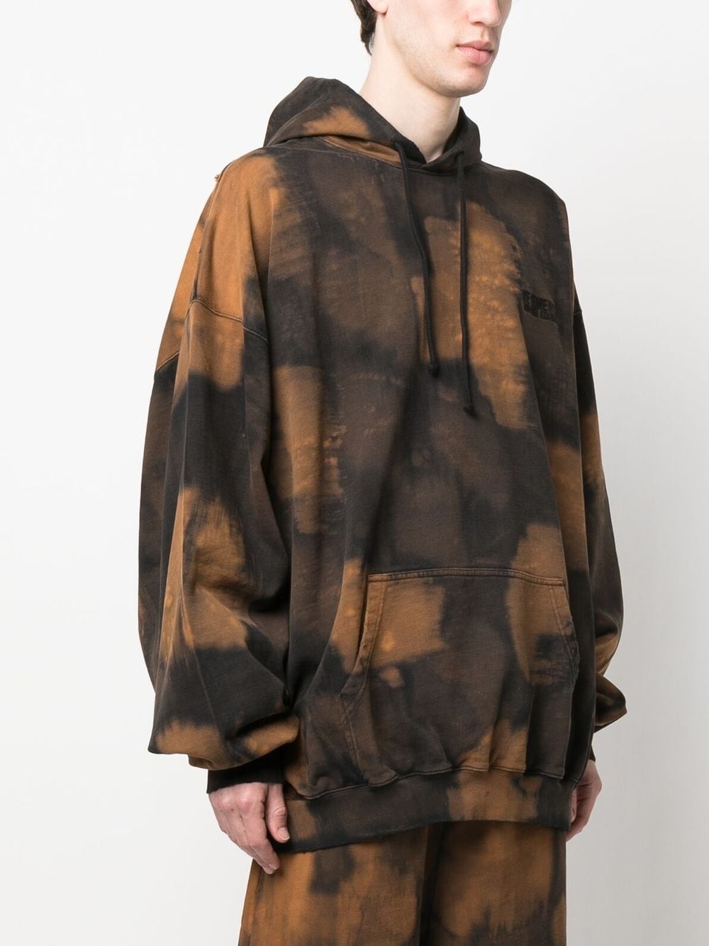 overbleached cotton hoodie - 3