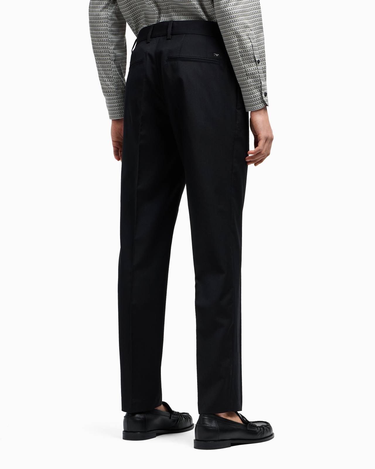 LIGHTWEIGHT VIRGIN WOOL-BLEND TWILL CHINOS - 3