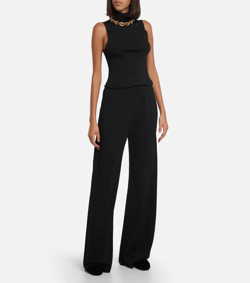 Christian Louboutin Navy Coolito Donna velvet slippers outlook