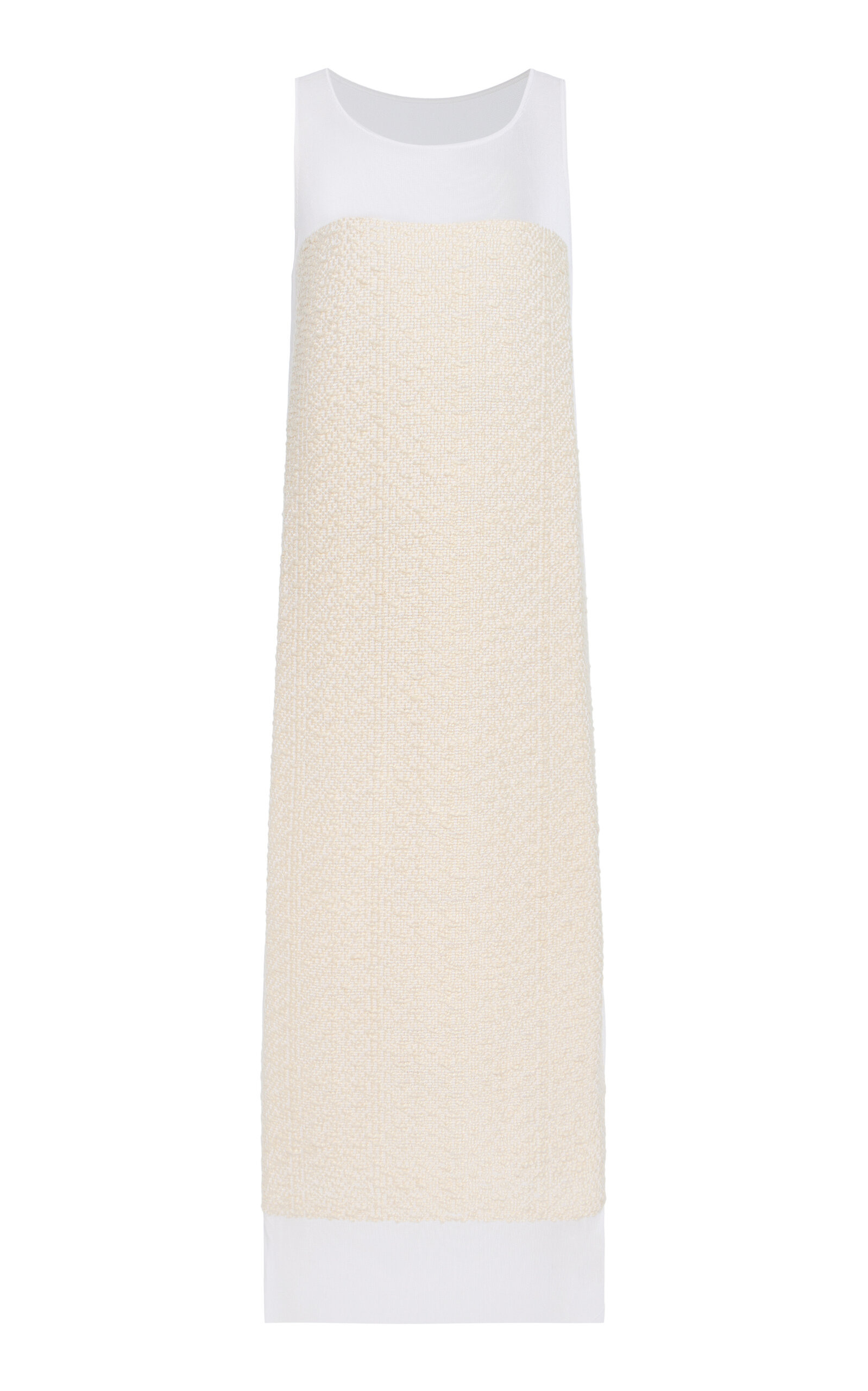 Miriele Bouclé-Inlaid Knit Maxi Dress ivory - 1