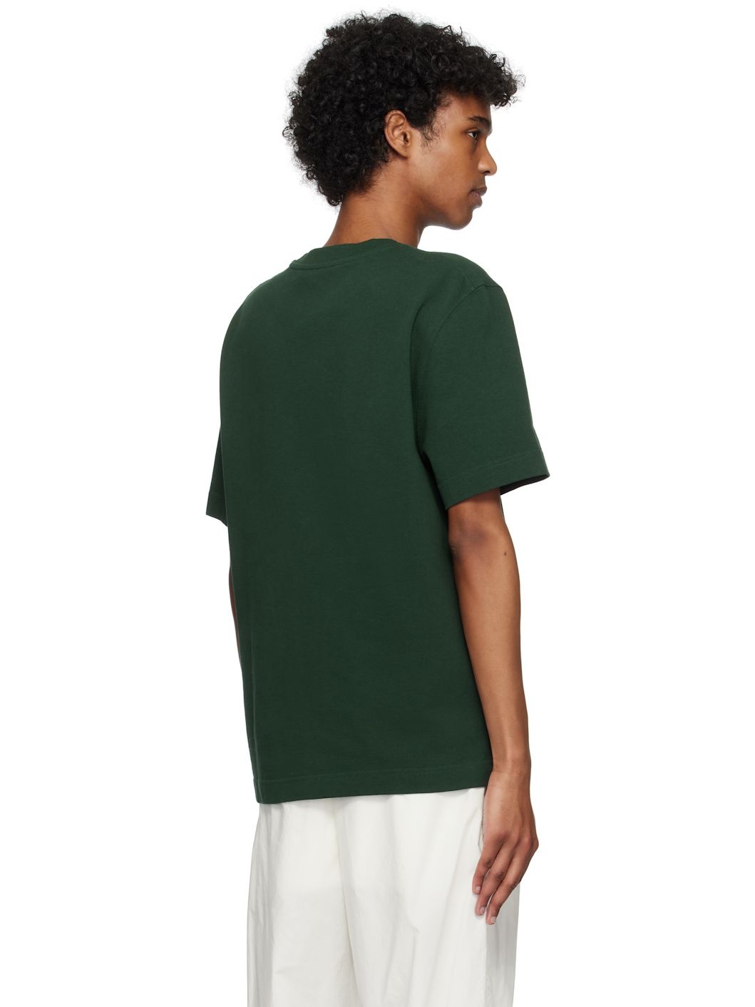 Green 'The Gros Grain' T-shirt - 3