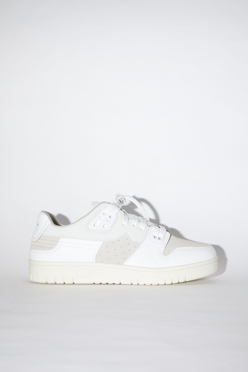 Low top leather sneakers - White/Off White 1