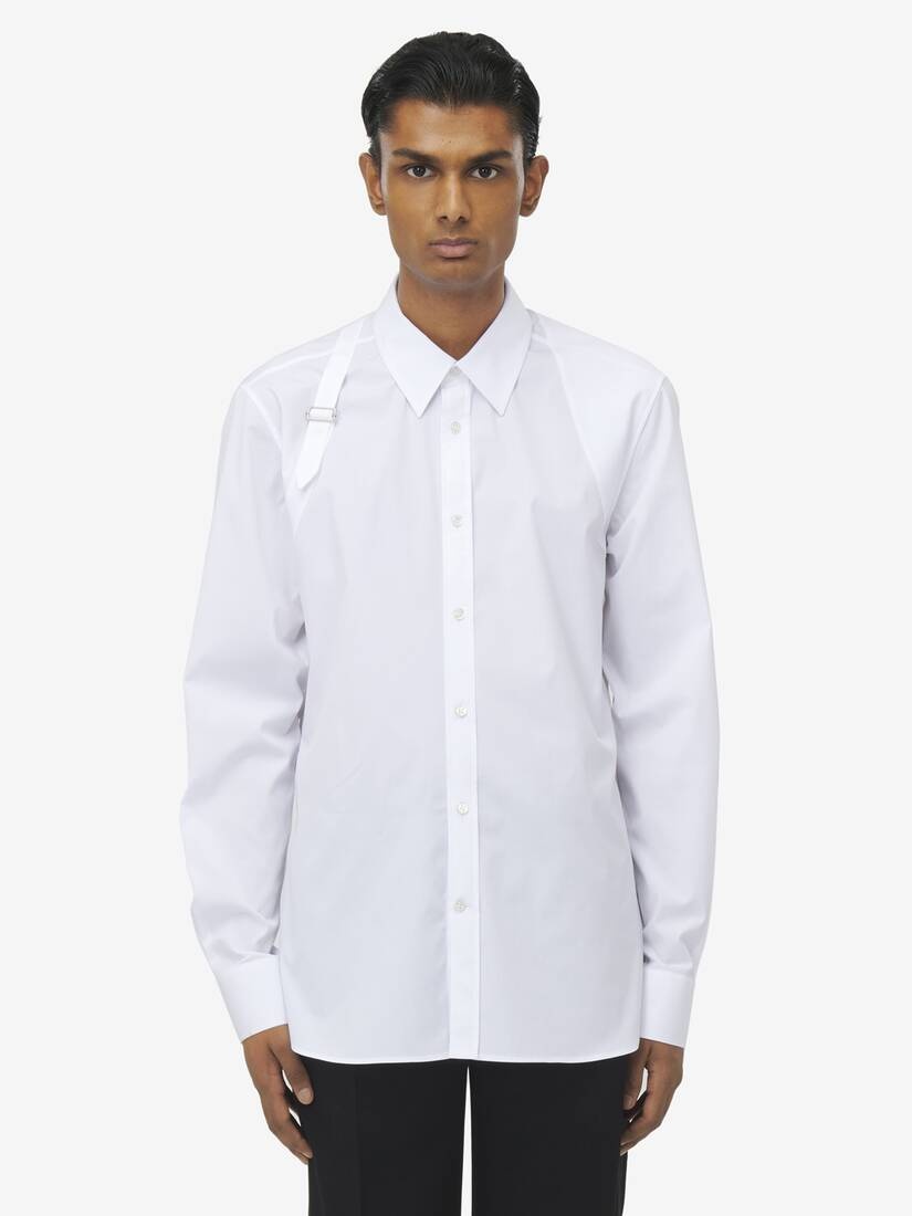 alexander mcqueen ハーネスポロシャツ Alexander McQueen Men's Harness Sport Shirt w/ Strap