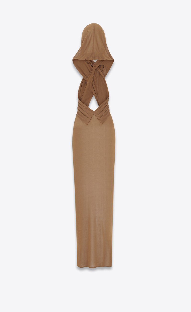hooded dress in knit 4
